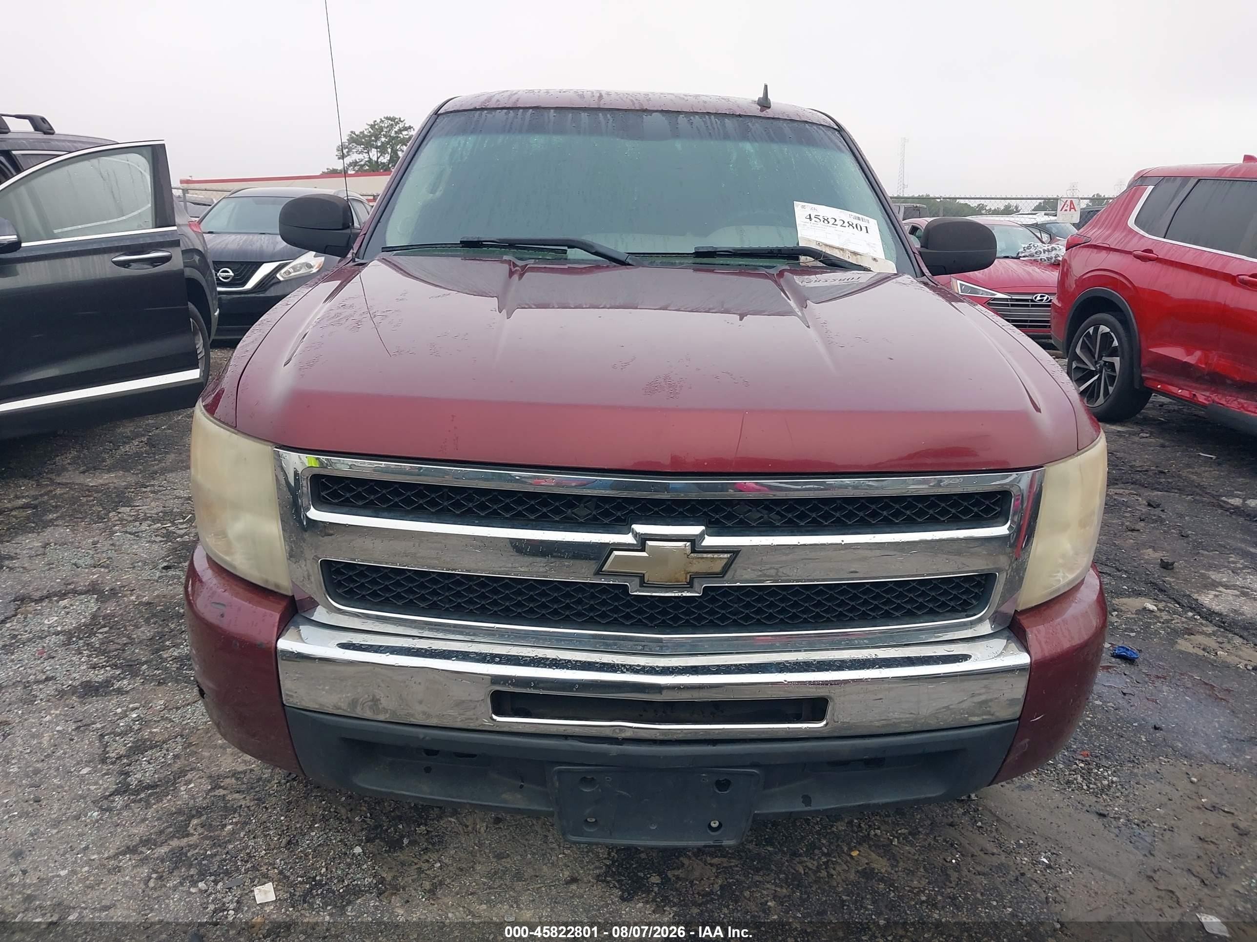 2009 Chevrolet Silverado 1500 Ls Maroon vin: 1GCEC19CX9Z222649