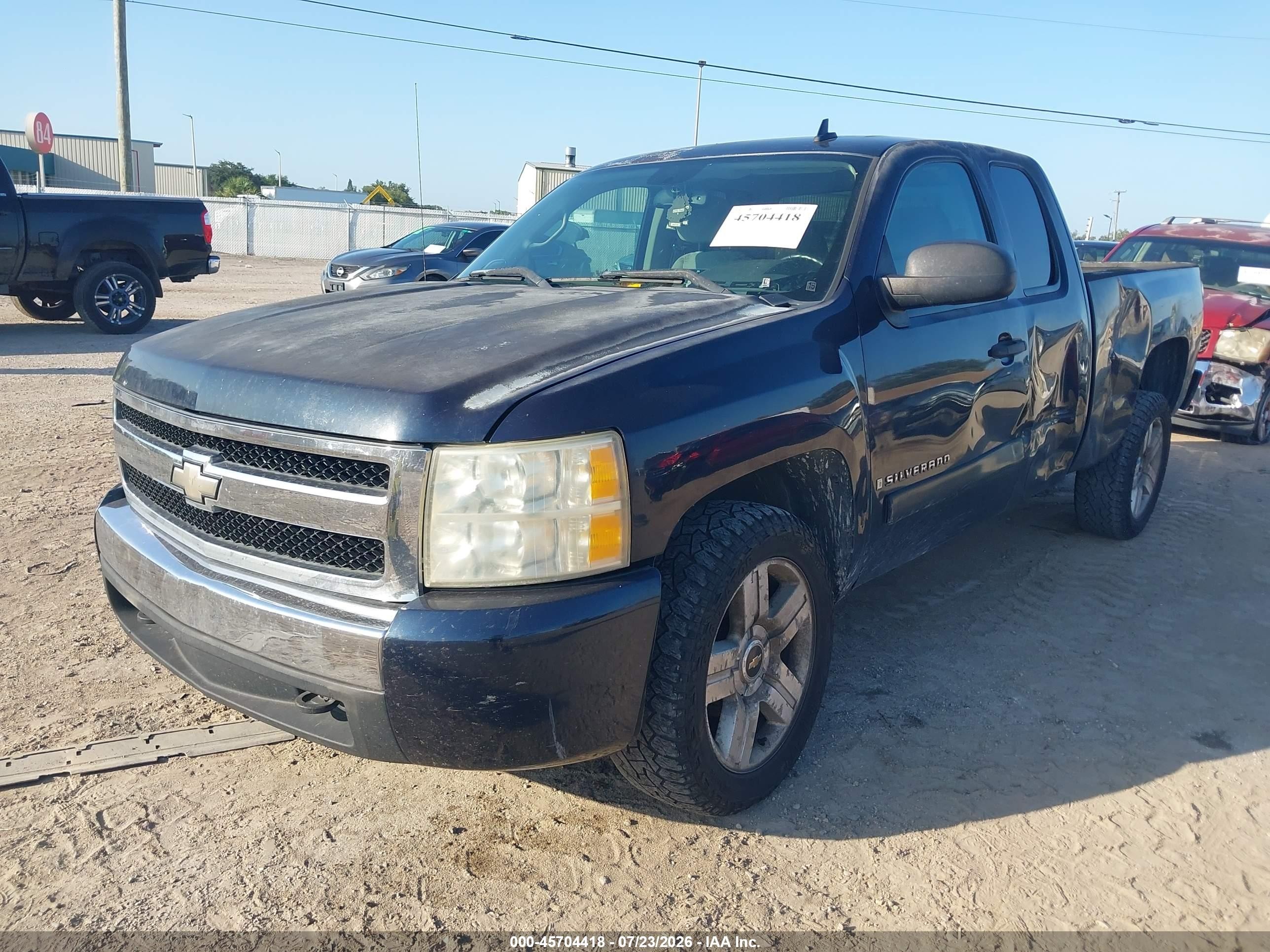 2008 Chevrolet Silverado 1500 Lt1 Blue vin: 1GCEC19J28Z304436