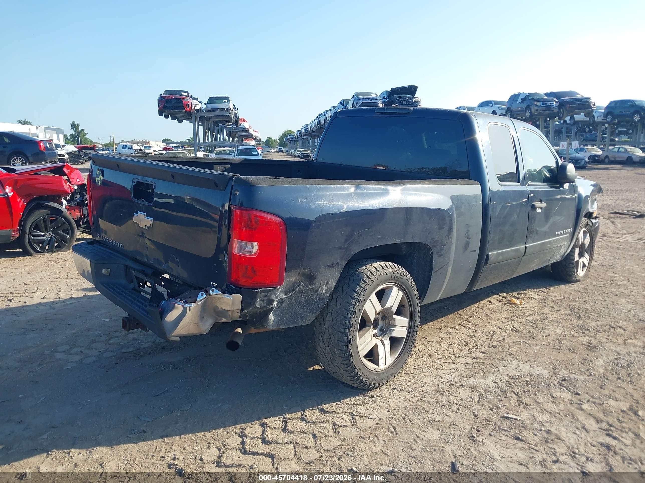 2008 Chevrolet Silverado 1500 Lt1 Blue vin: 1GCEC19J28Z304436