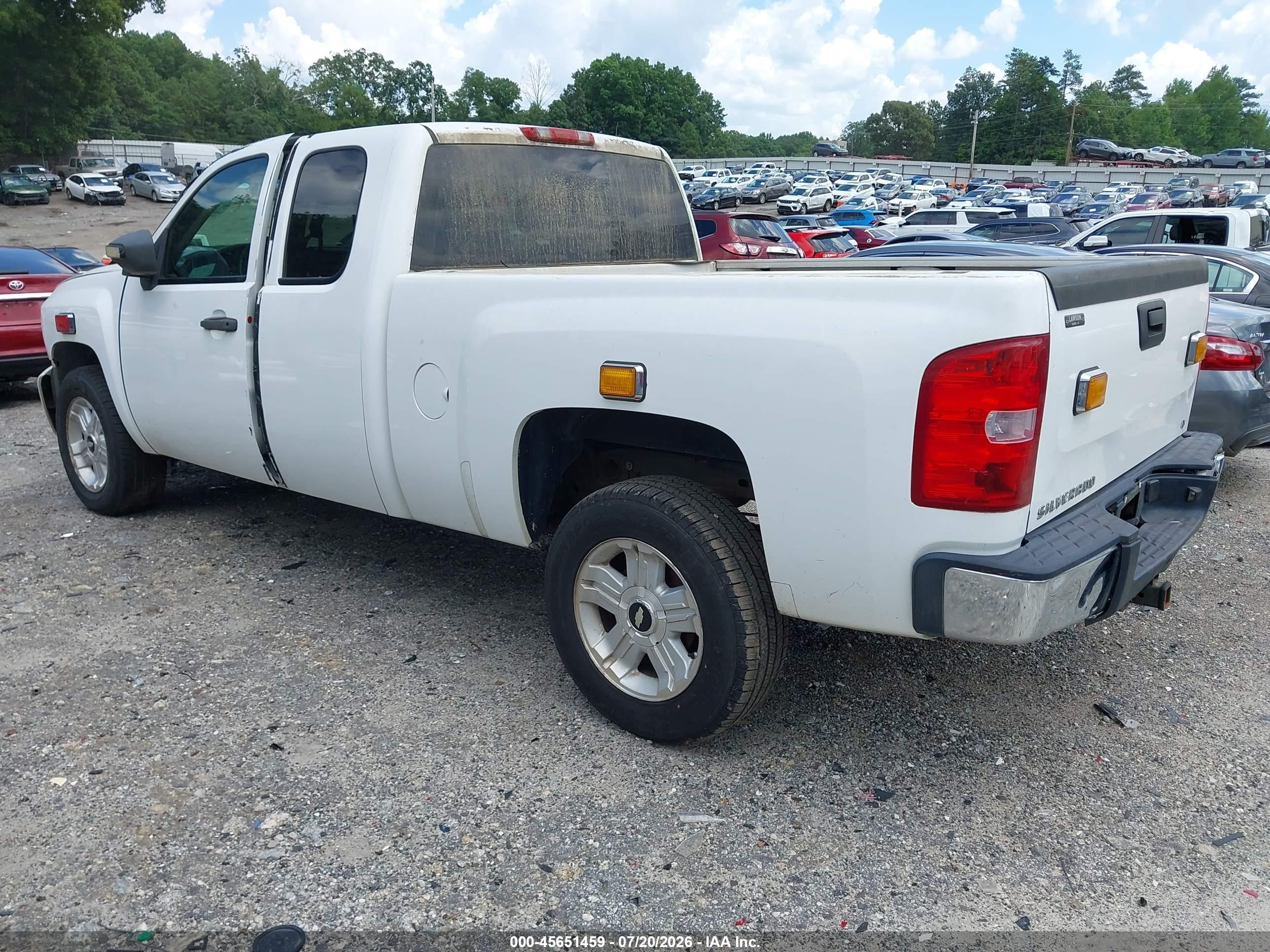 2007 Chevrolet Silverado 1500 Lt1 Белый vin: 1GCEC19J37Z514820