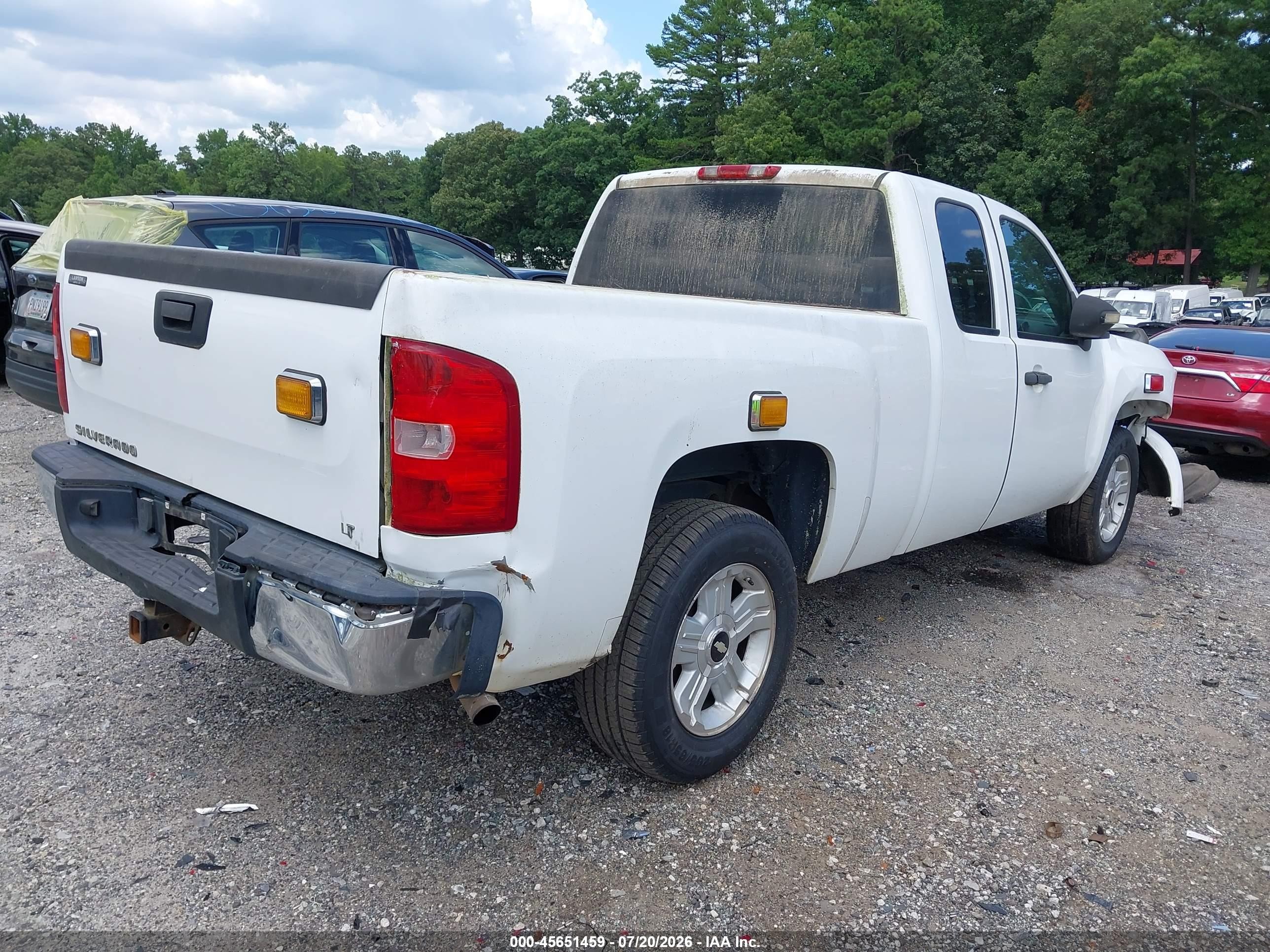 2007 Chevrolet Silverado 1500 Lt1 Белый vin: 1GCEC19J37Z514820