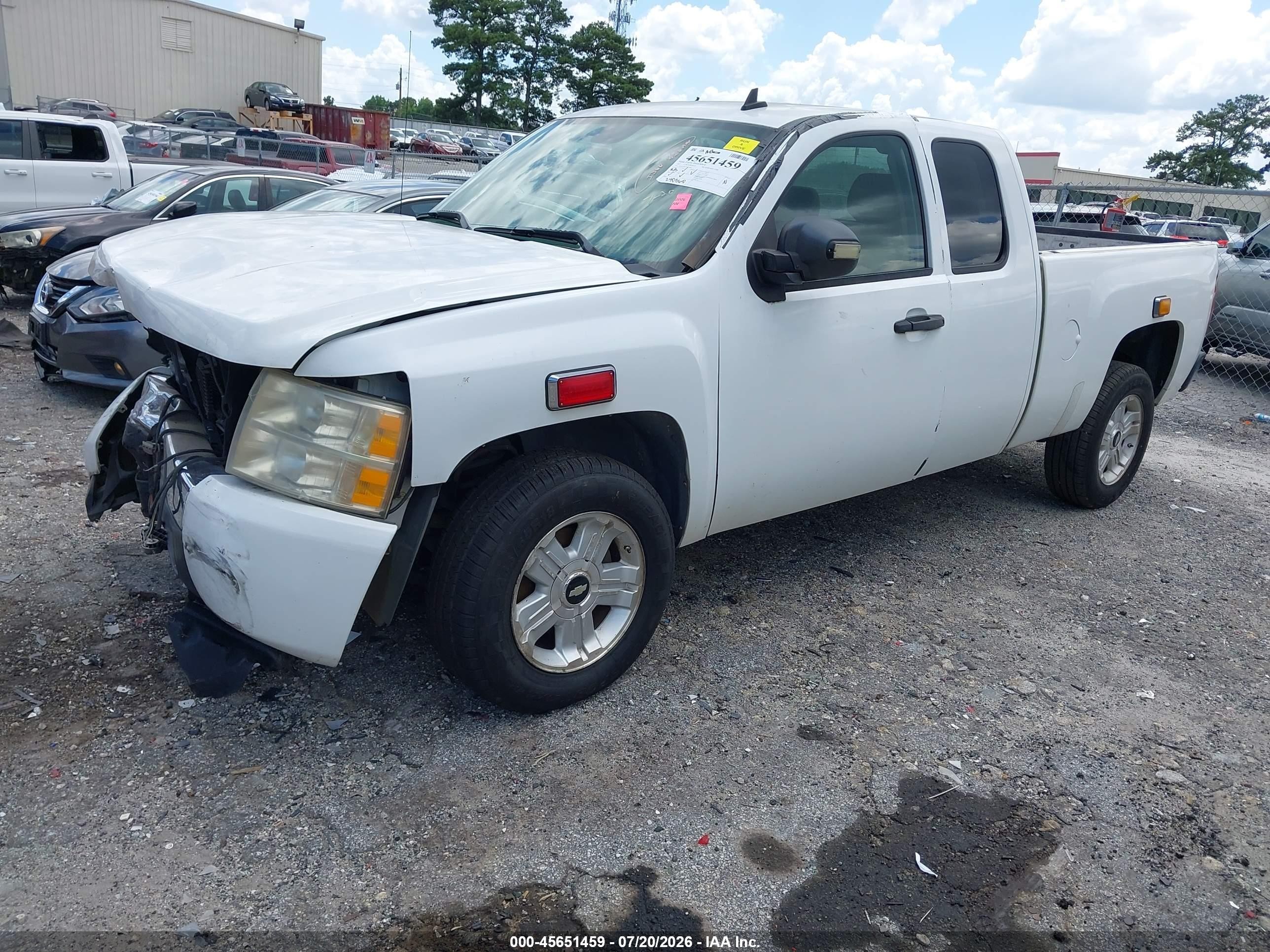 2007 Chevrolet Silverado 1500 Lt1 Белый vin: 1GCEC19J37Z514820
