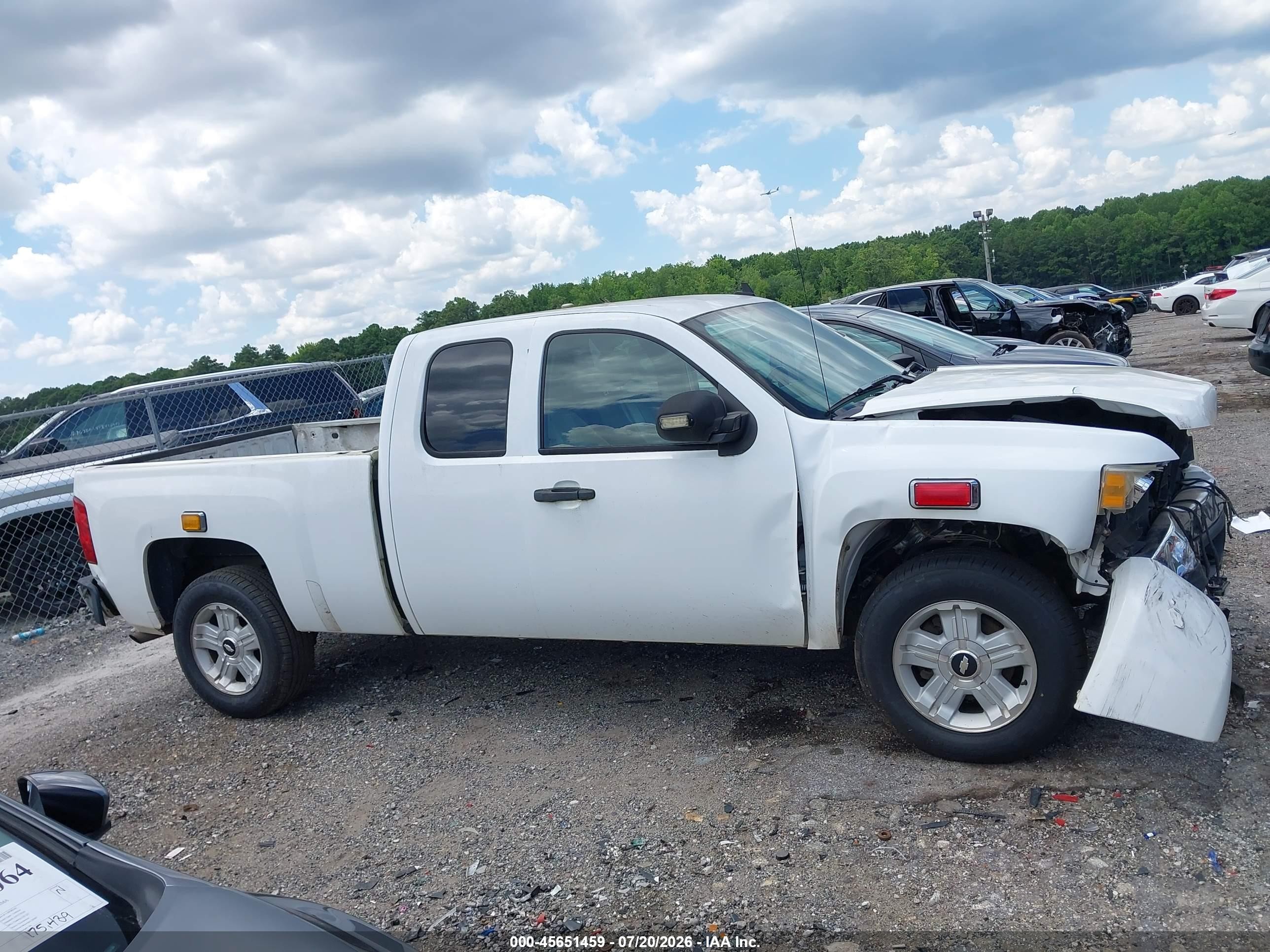 2007 Chevrolet Silverado 1500 Lt1 Белый vin: 1GCEC19J37Z514820