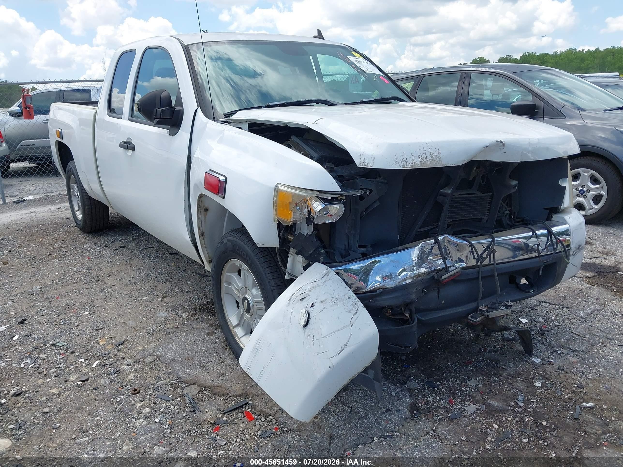 2007 Chevrolet Silverado 1500 Lt1 Белый vin: 1GCEC19J37Z514820