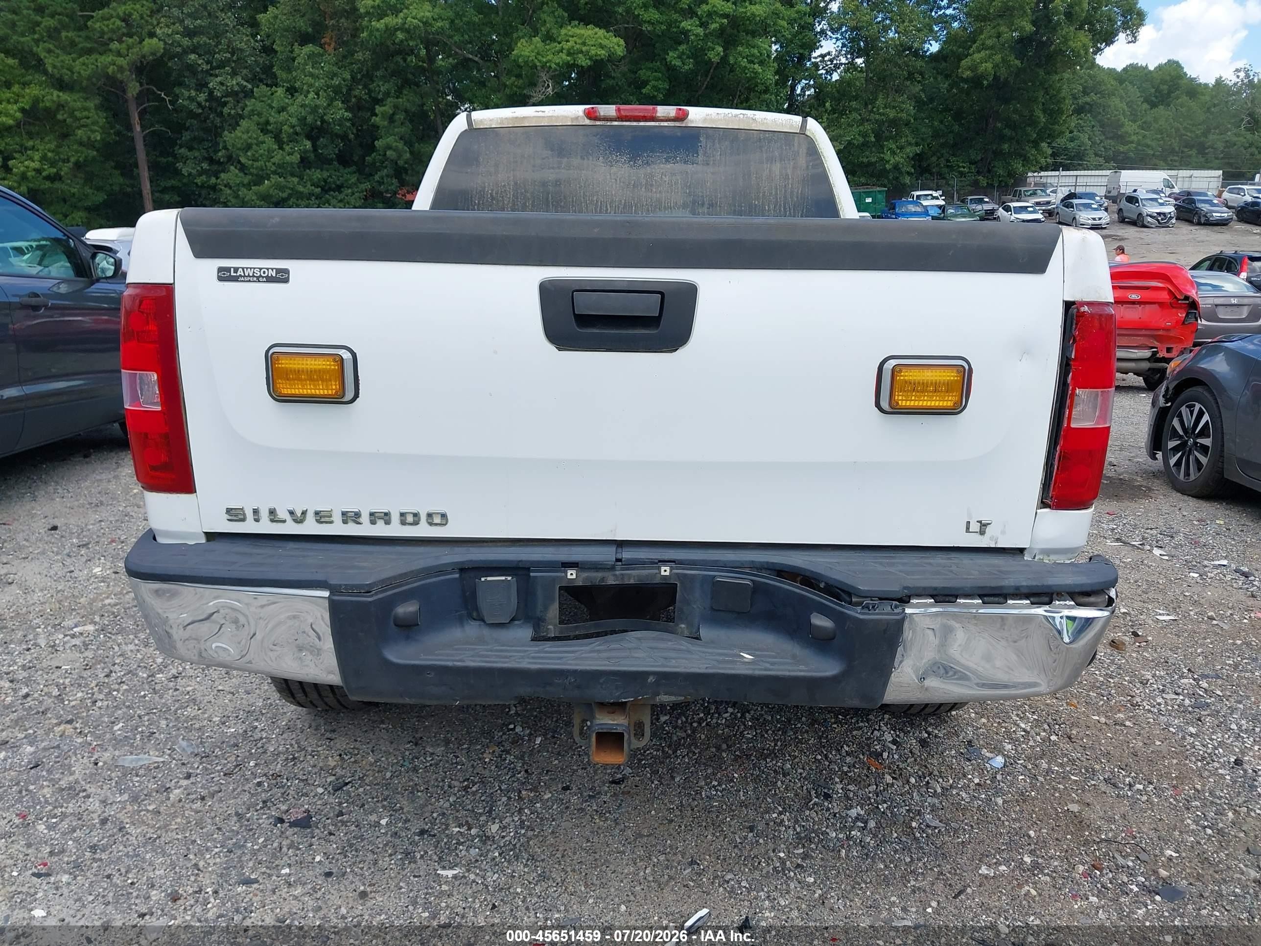 2007 Chevrolet Silverado 1500 Lt1 Белый vin: 1GCEC19J37Z514820