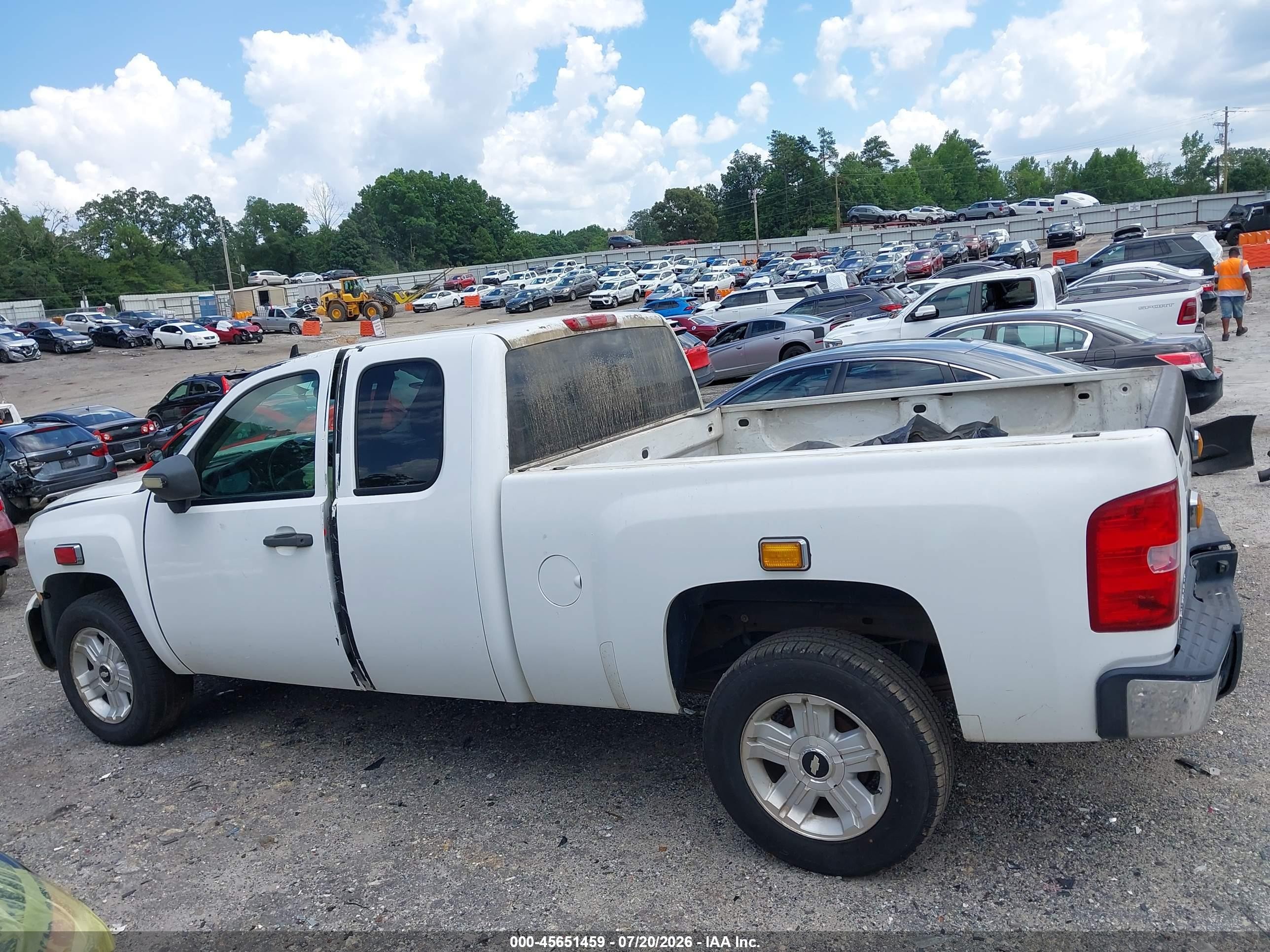 2007 Chevrolet Silverado 1500 Lt1 Белый vin: 1GCEC19J37Z514820