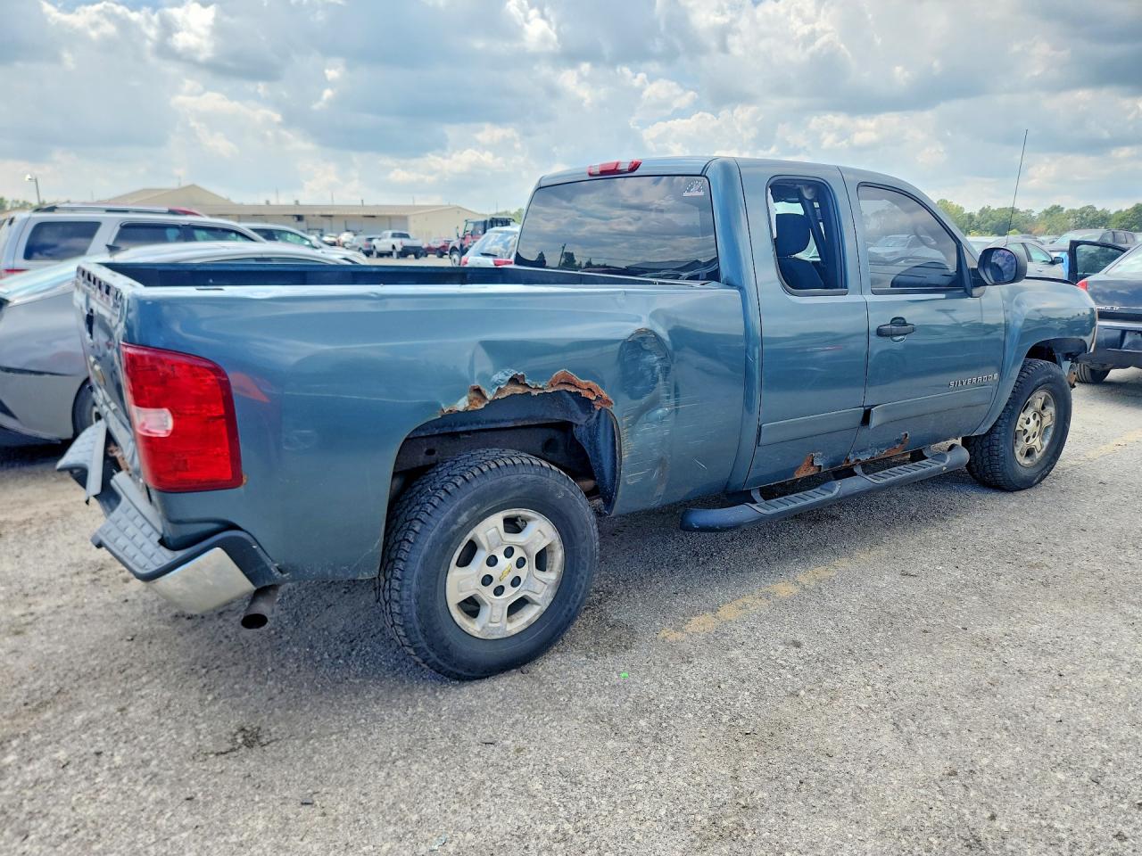 2007 Chevrolet Silverado C1500 Blue vin: 1GCEC19J37Z626968