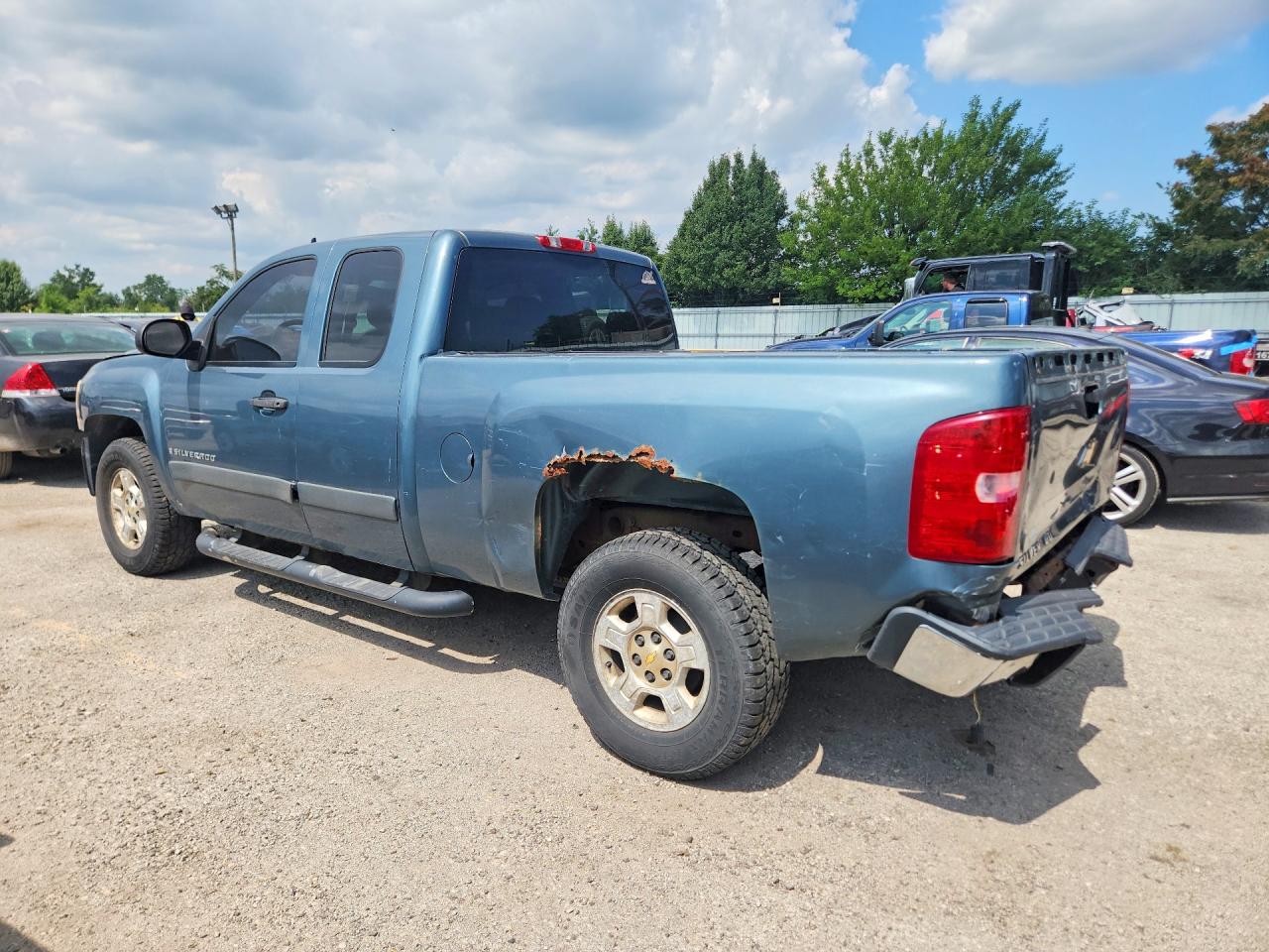 2007 Chevrolet Silverado C1500 Blue vin: 1GCEC19J37Z626968