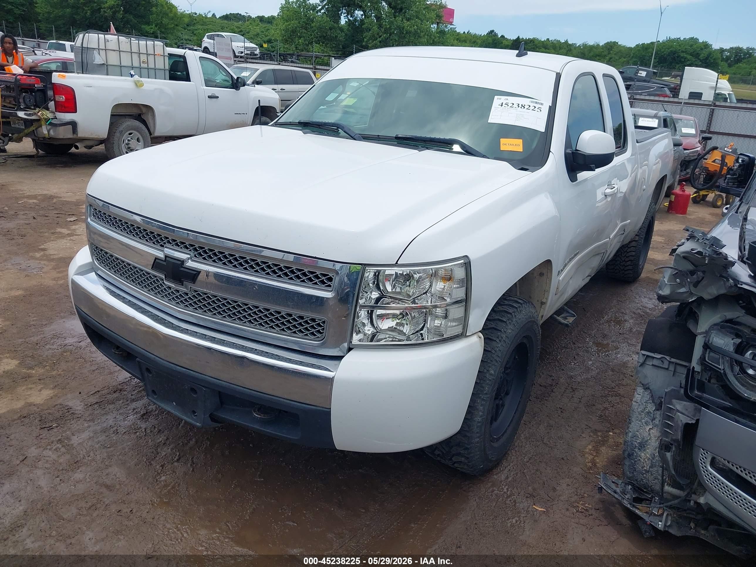 2008 Chevrolet Silverado 1500 Lt1 White vin: 1GCEC19J58Z111293
