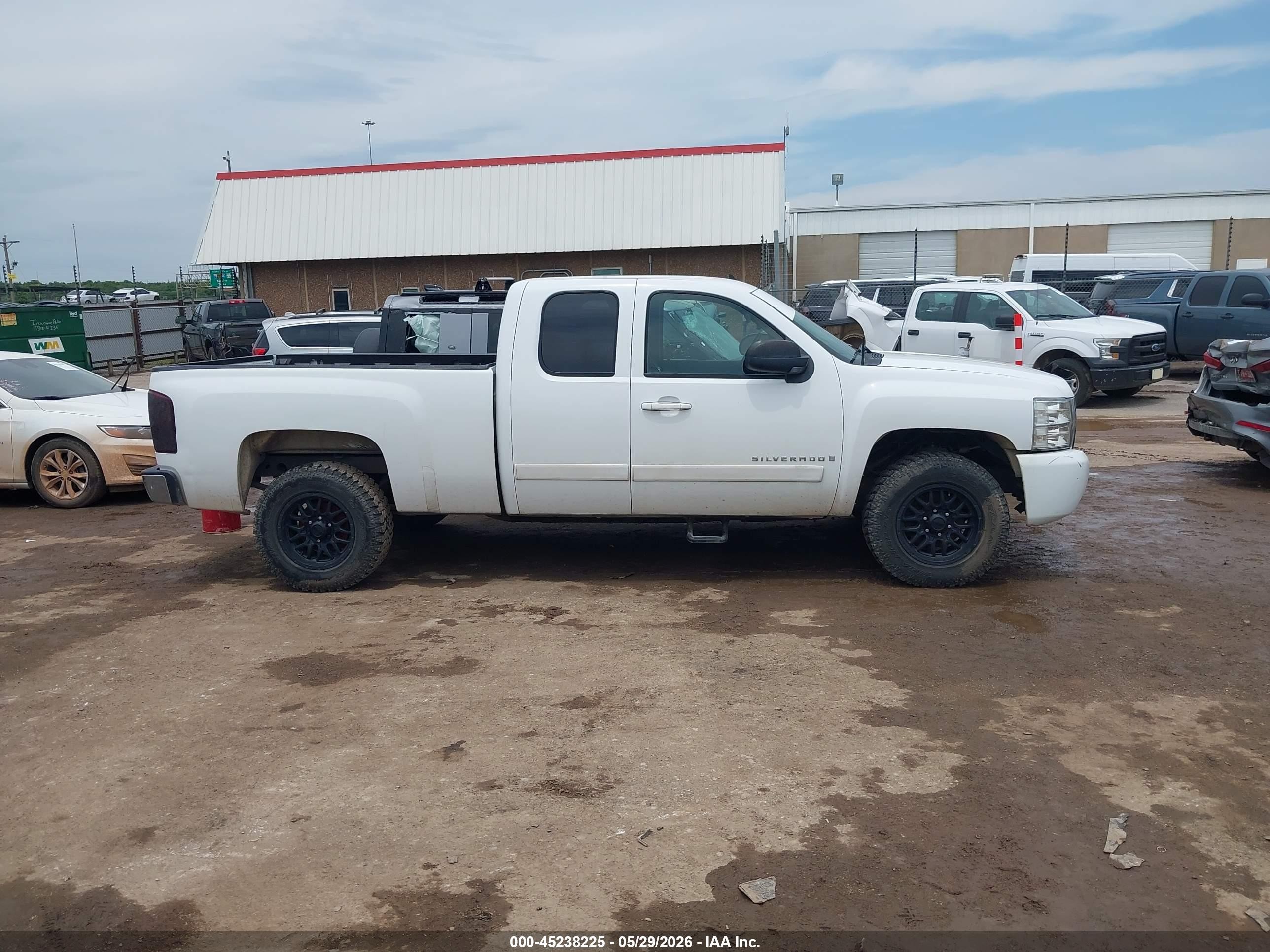 2008 Chevrolet Silverado 1500 Lt1 White vin: 1GCEC19J58Z111293