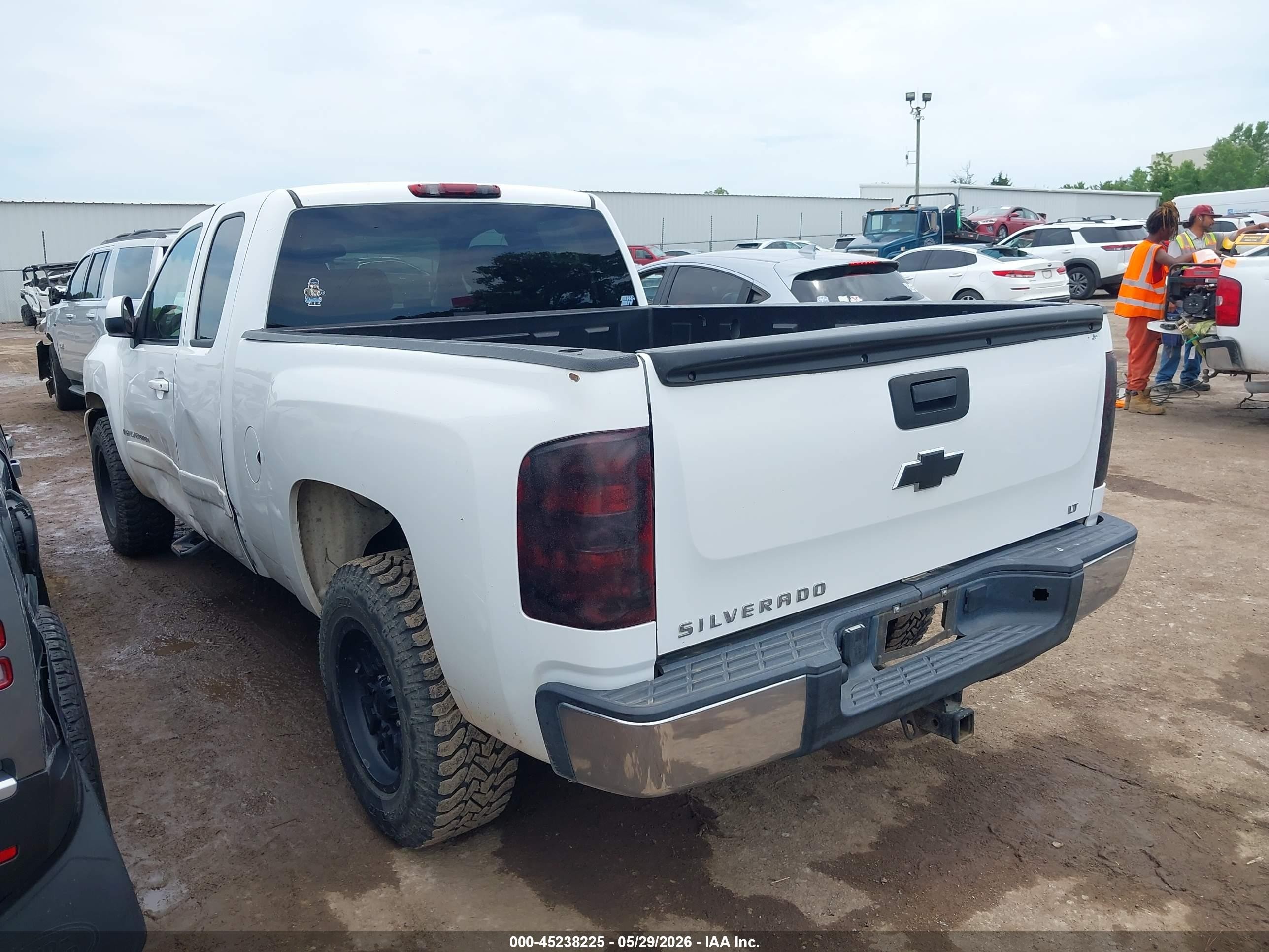 2008 Chevrolet Silverado 1500 Lt1 White vin: 1GCEC19J58Z111293