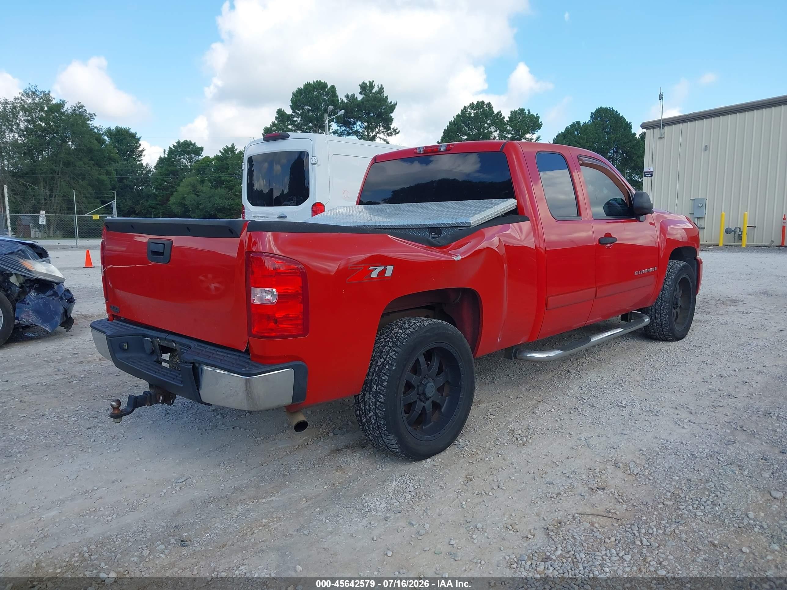2007 Chevrolet Silverado 1500 Lt1 Red vin: 1GCEC19J67Z510065