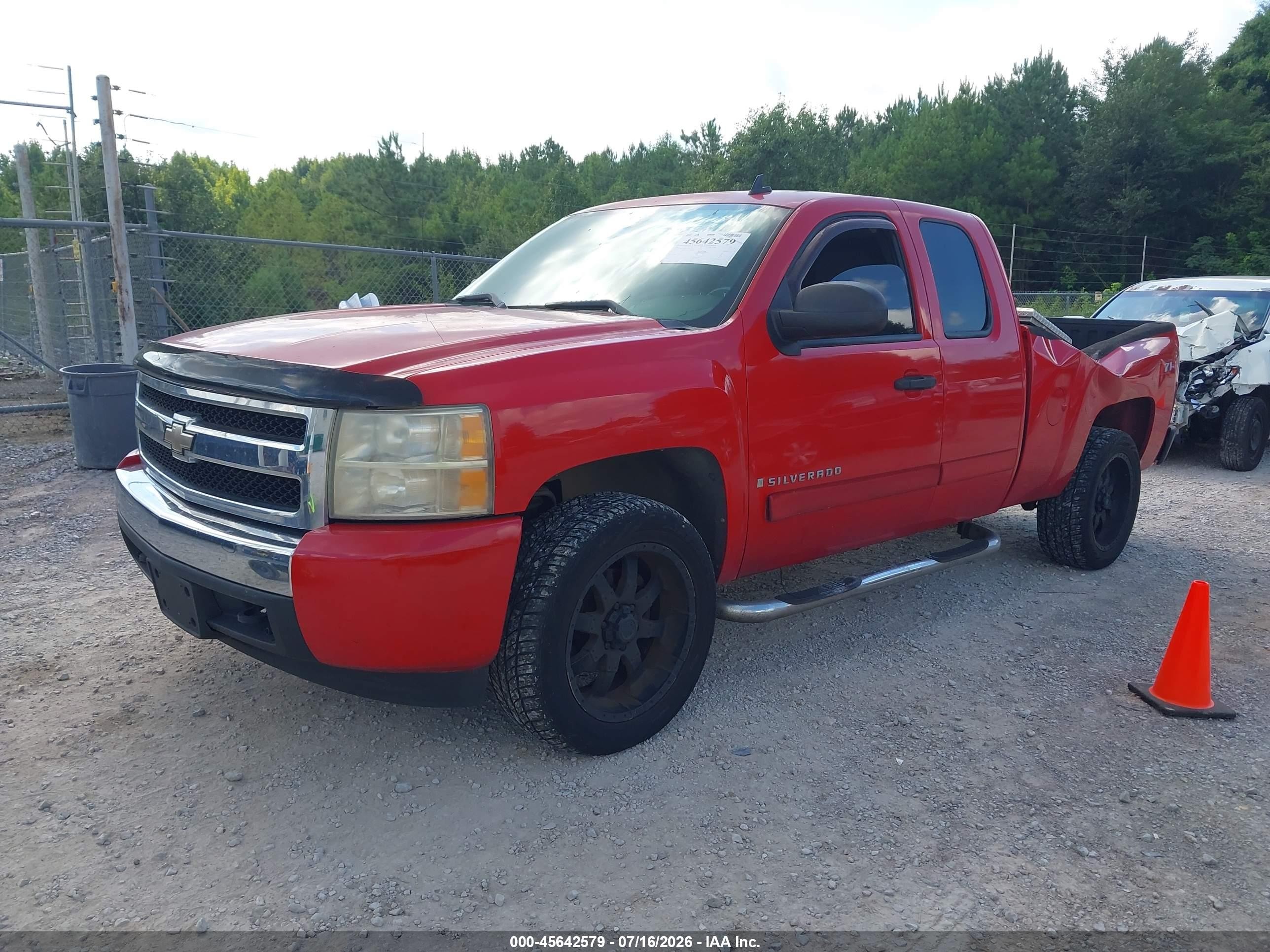 2007 Chevrolet Silverado 1500 Lt1 Red vin: 1GCEC19J67Z510065