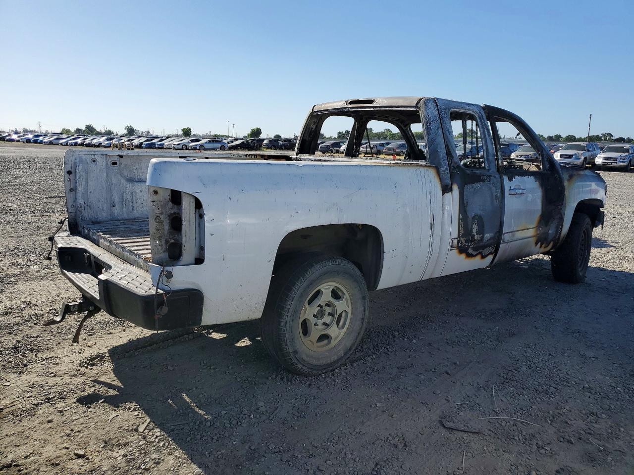 2008 Chevrolet Silverado C1500 White vin: 1GCEC19J68Z263230