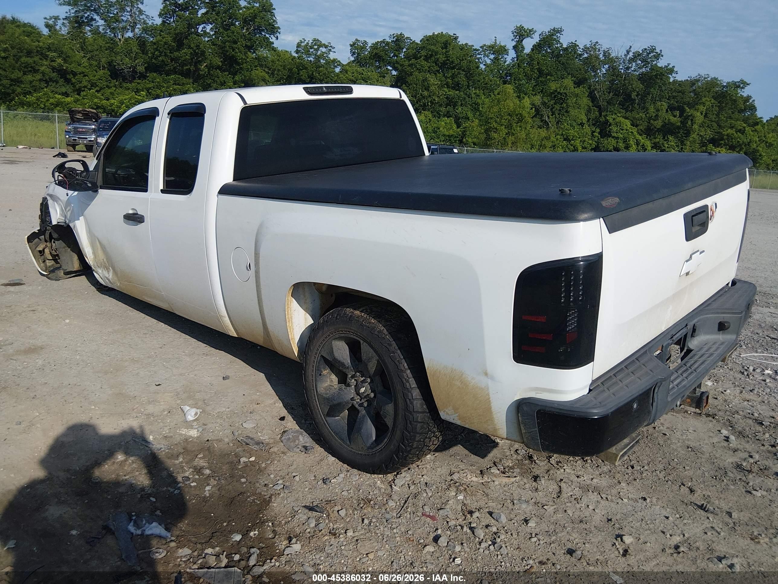 2007 Chevrolet Silverado 1500 Lt1 White vin: 1GCEC19J97Z614744