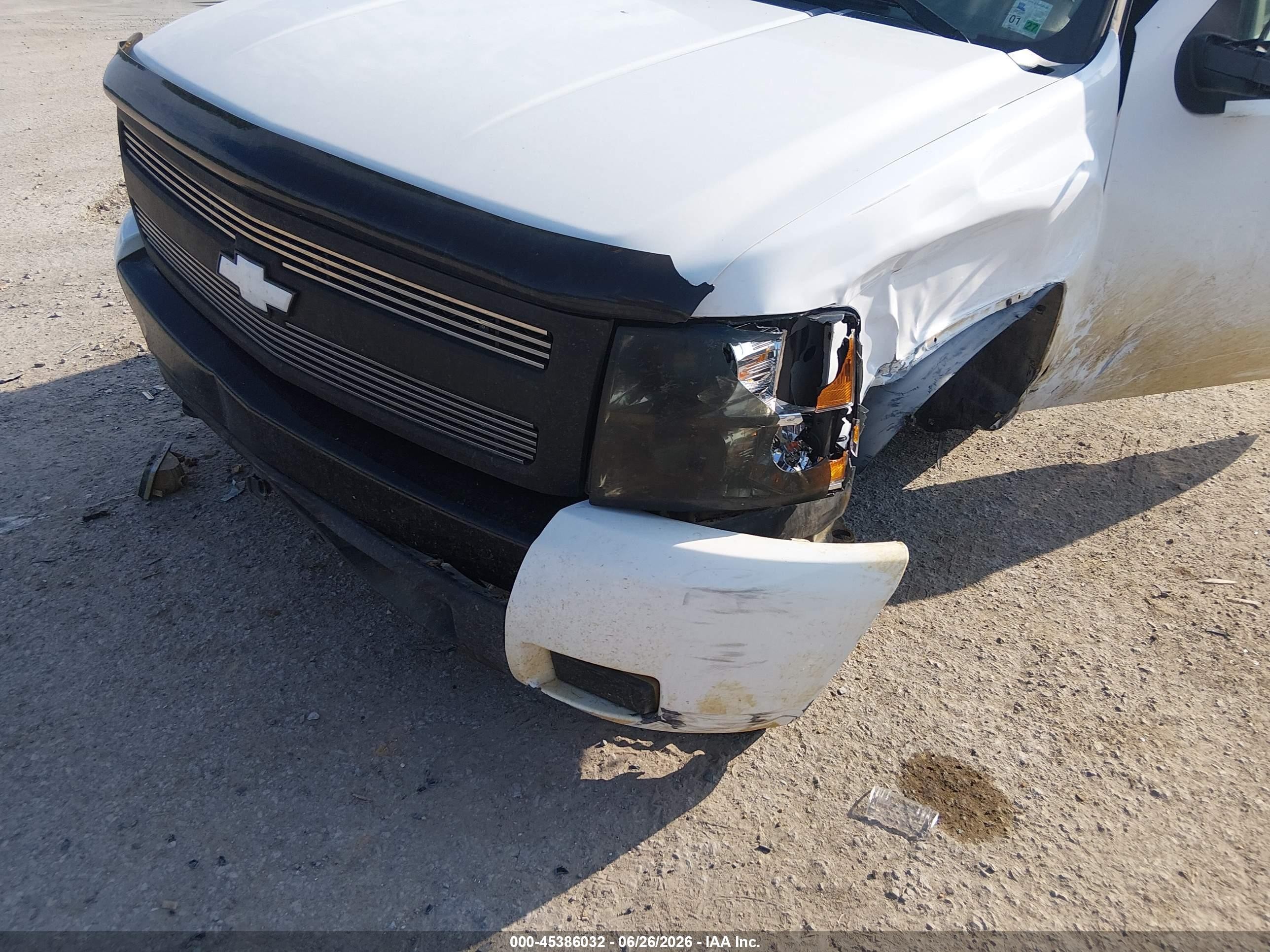 2007 Chevrolet Silverado 1500 Lt1 White vin: 1GCEC19J97Z614744