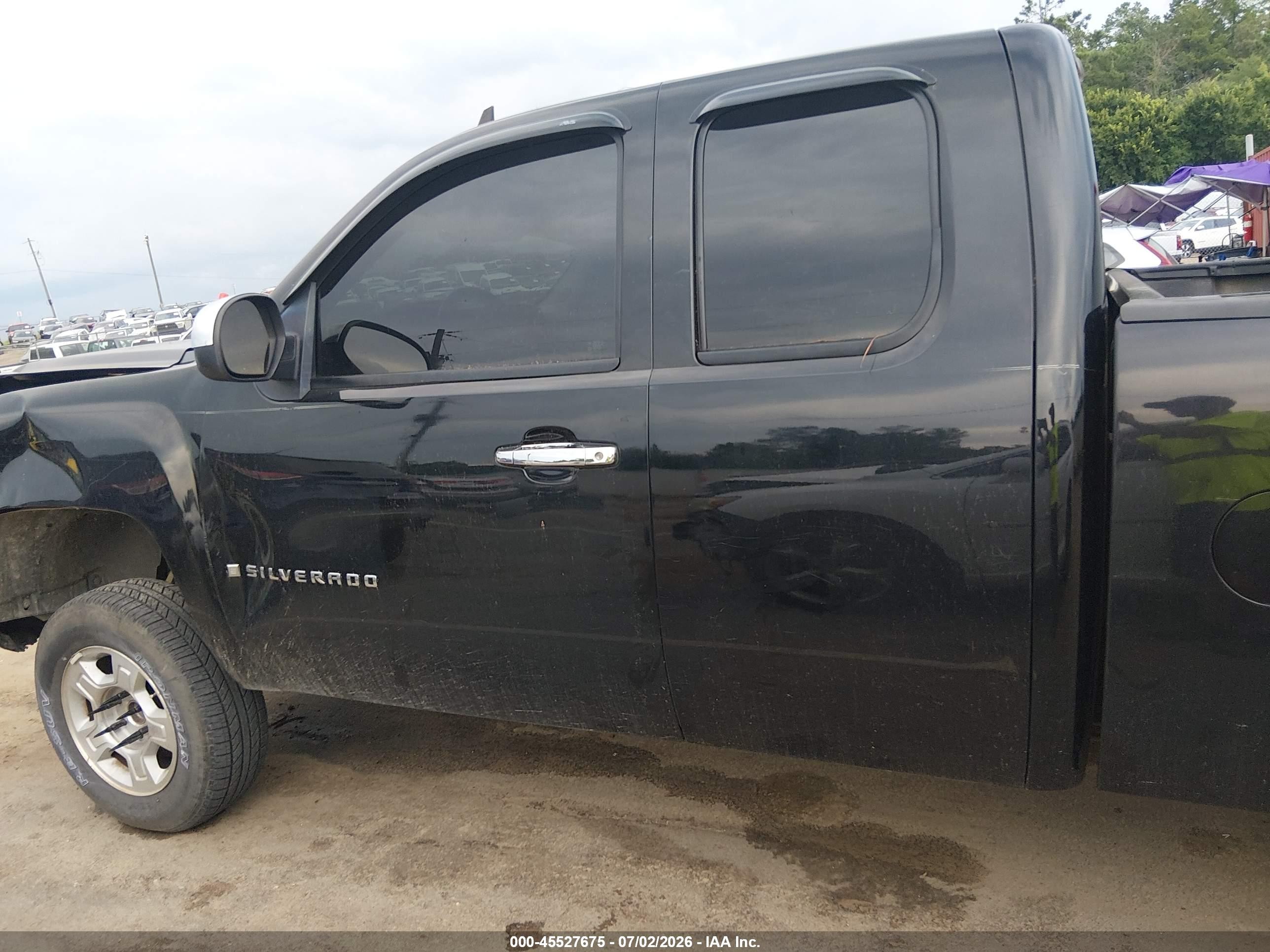 2008 Chevrolet Silverado 1500 Lt1 Black vin: 1GCEC19JX8Z108857