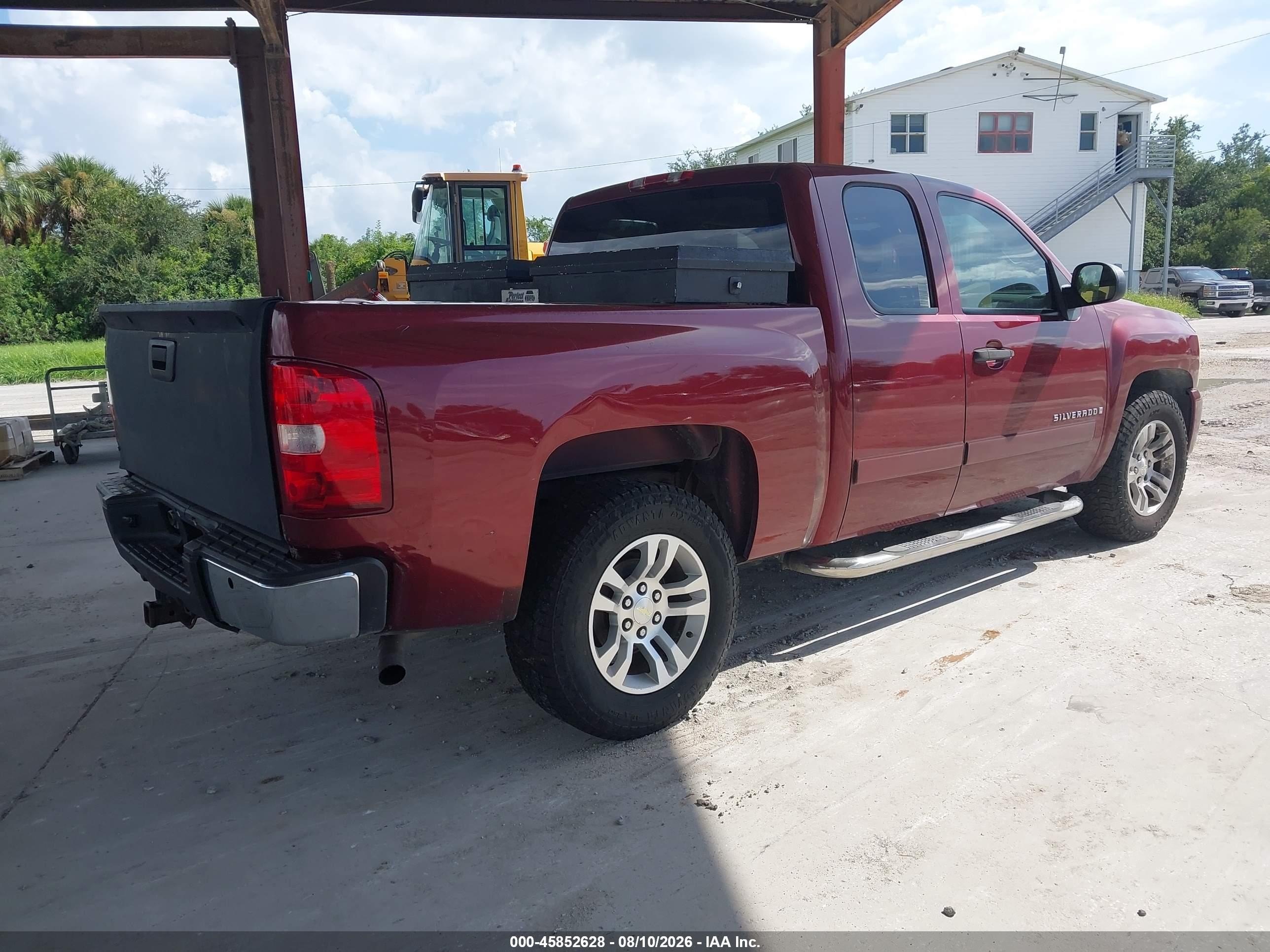 2008 Chevrolet Silverado 1500 Lt2 Burgundy vin: 1GCEC19JX8Z128512