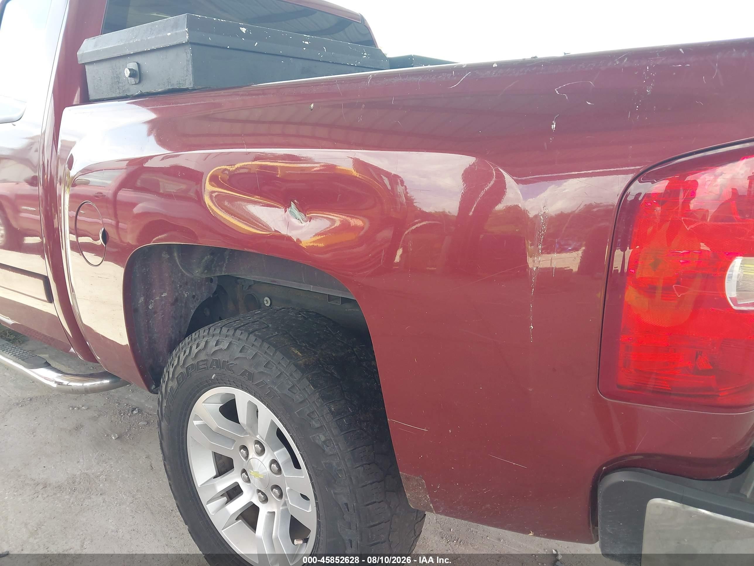 2008 Chevrolet Silverado 1500 Lt2 Burgundy vin: 1GCEC19JX8Z128512