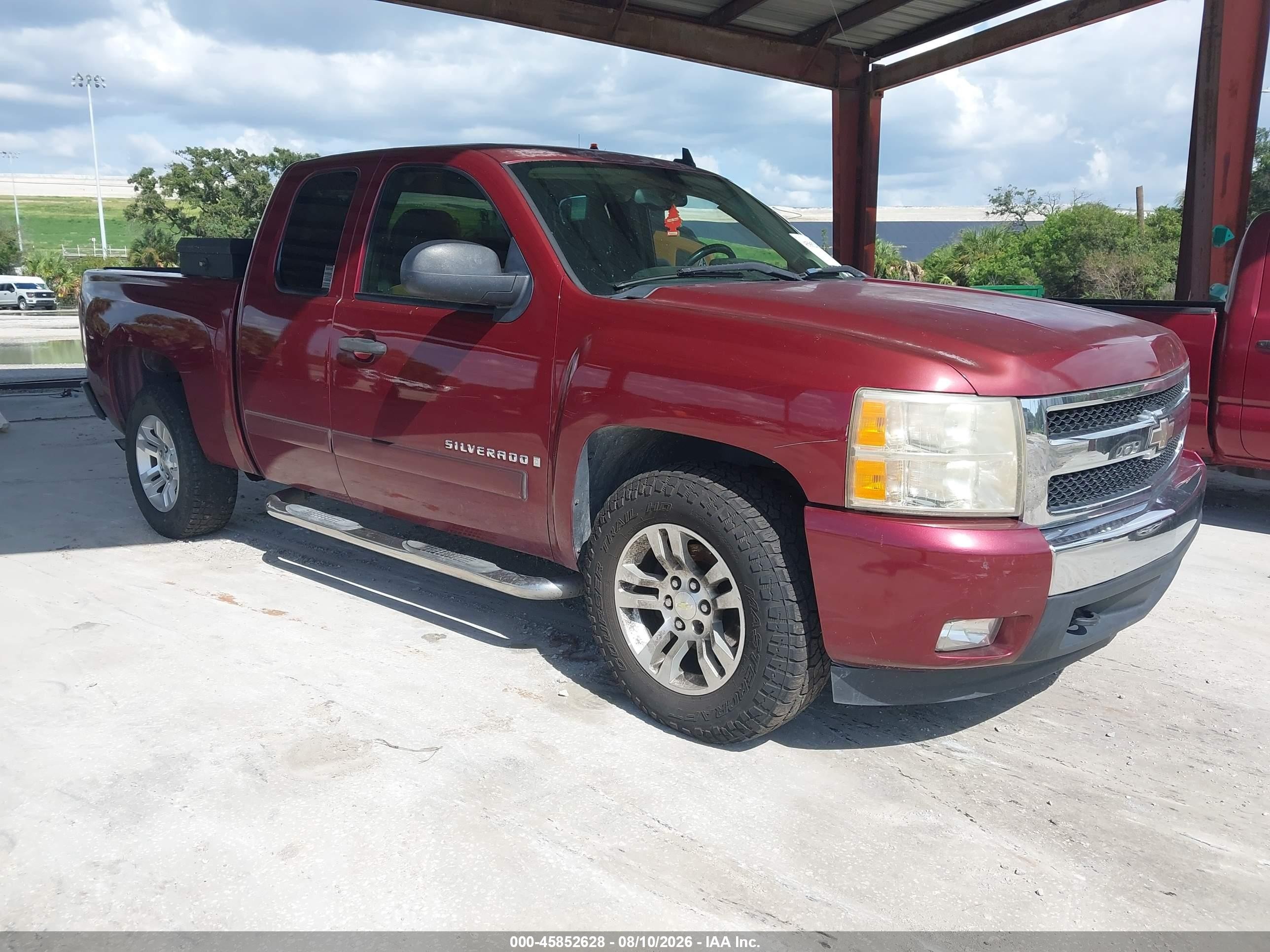 2008 Chevrolet Silverado 1500 Lt2 Burgundy vin: 1GCEC19JX8Z128512