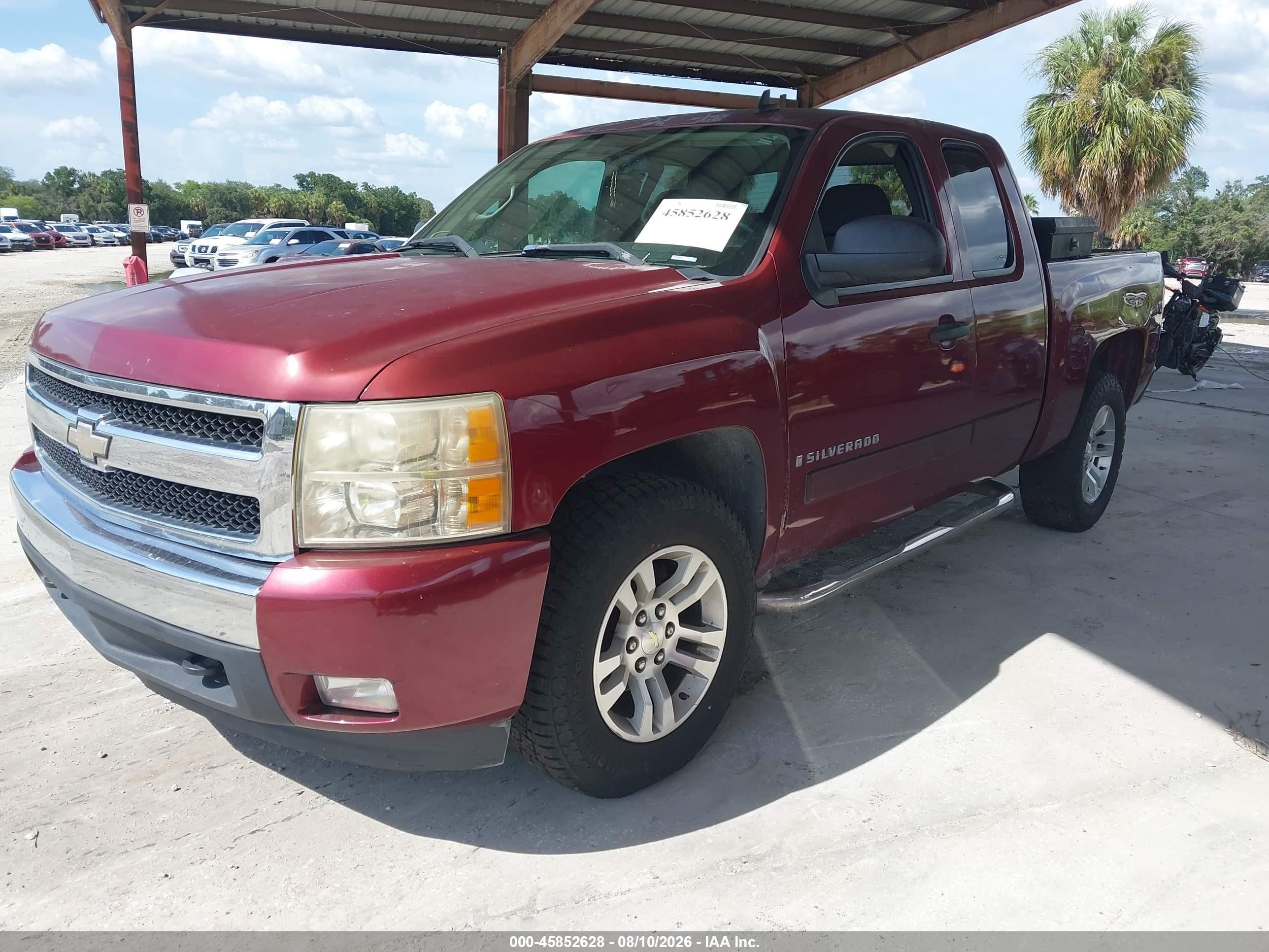 2008 Chevrolet Silverado 1500 Lt2 Burgundy vin: 1GCEC19JX8Z128512