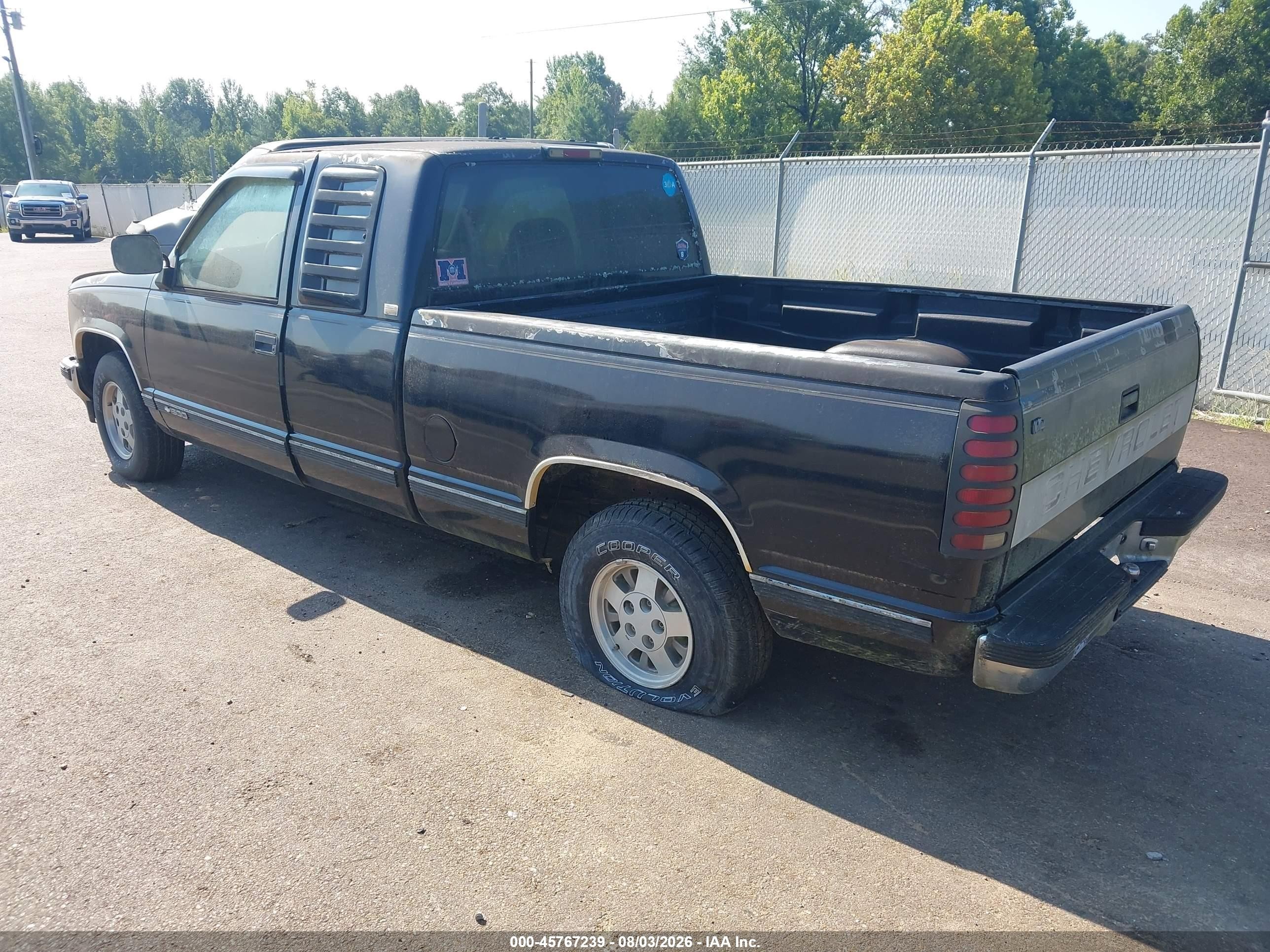 1994 Chevrolet Gmt-400 C1500 Black vin: 1GCEC19K1RE287226