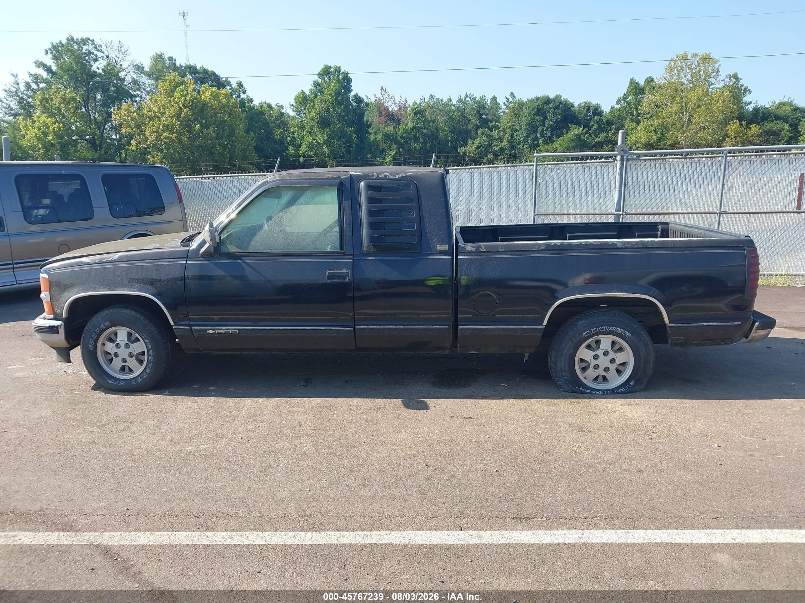 1994 Chevrolet Gmt-400 C1500 Black vin: 1GCEC19K1RE287226