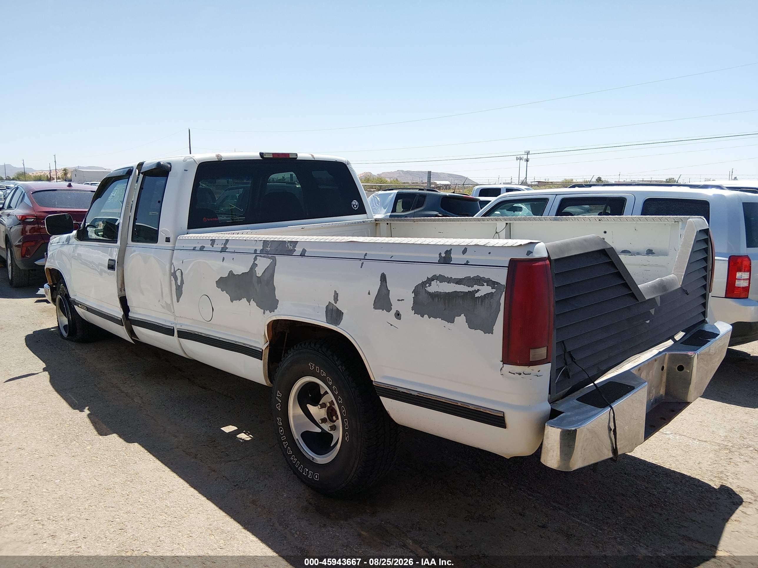 1994 Chevrolet Gmt-400 C1500 White vin: 1GCEC19K3RE262506