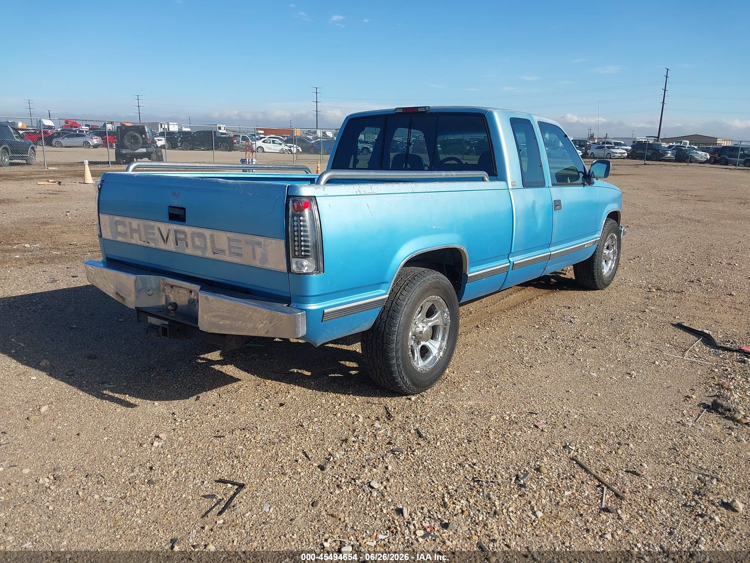 1994 Chevrolet Gmt-400 C1500 Blue vin: 1GCEC19K5RE280974