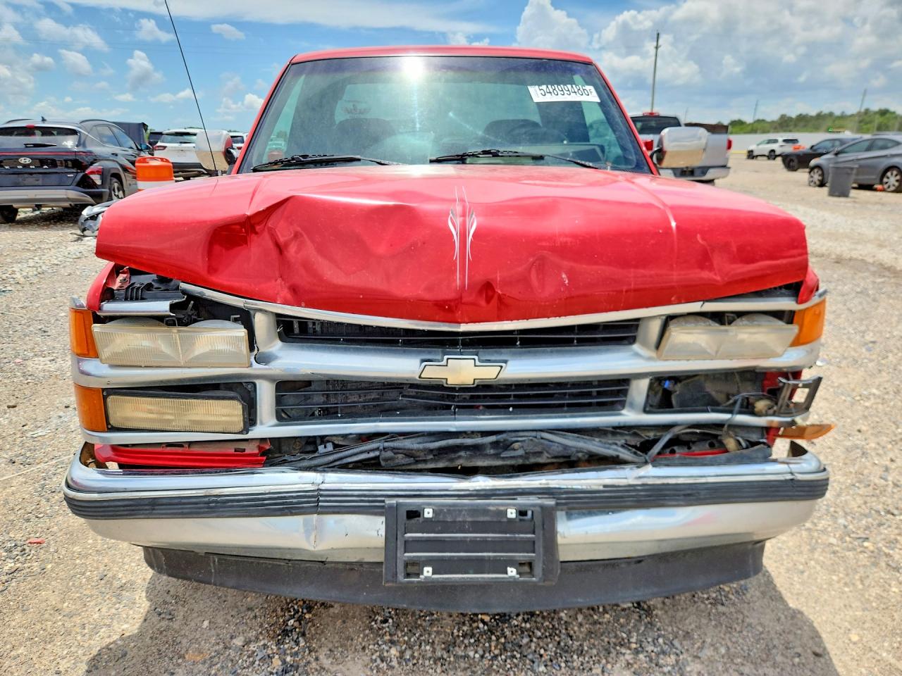 1994 Chevrolet Gmt-400 C1500 Red vin: 1GCEC19K9RE120578