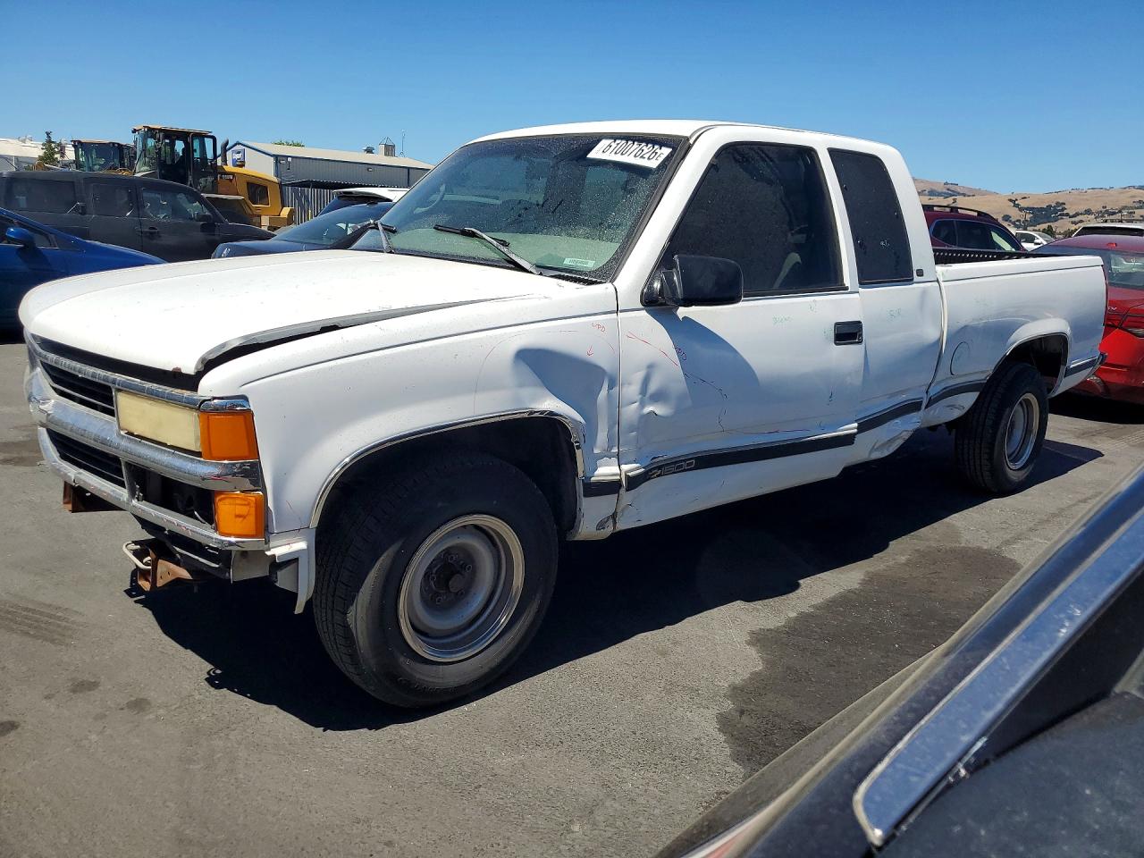 1997 Chevrolet Gmt-400 C1500 White vin: 1GCEC19M3VE206805
