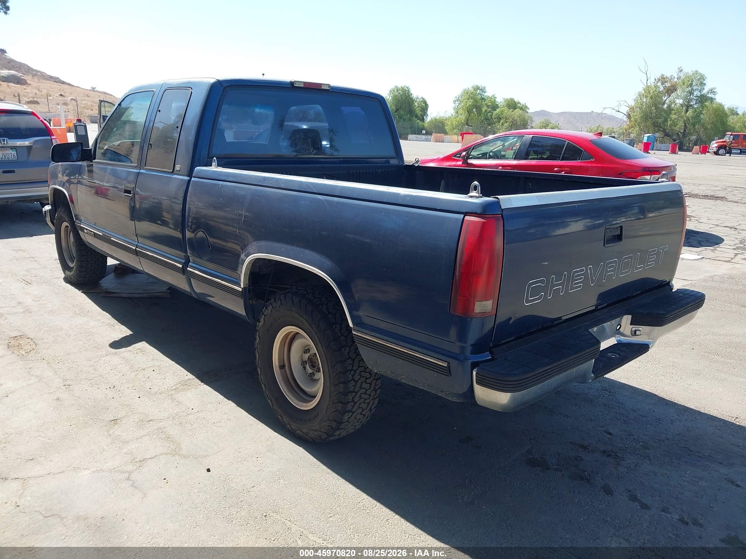 1998 Chevrolet C1500 Fleetside Cmi Blue vin: 1GCEC19M3WE214419
