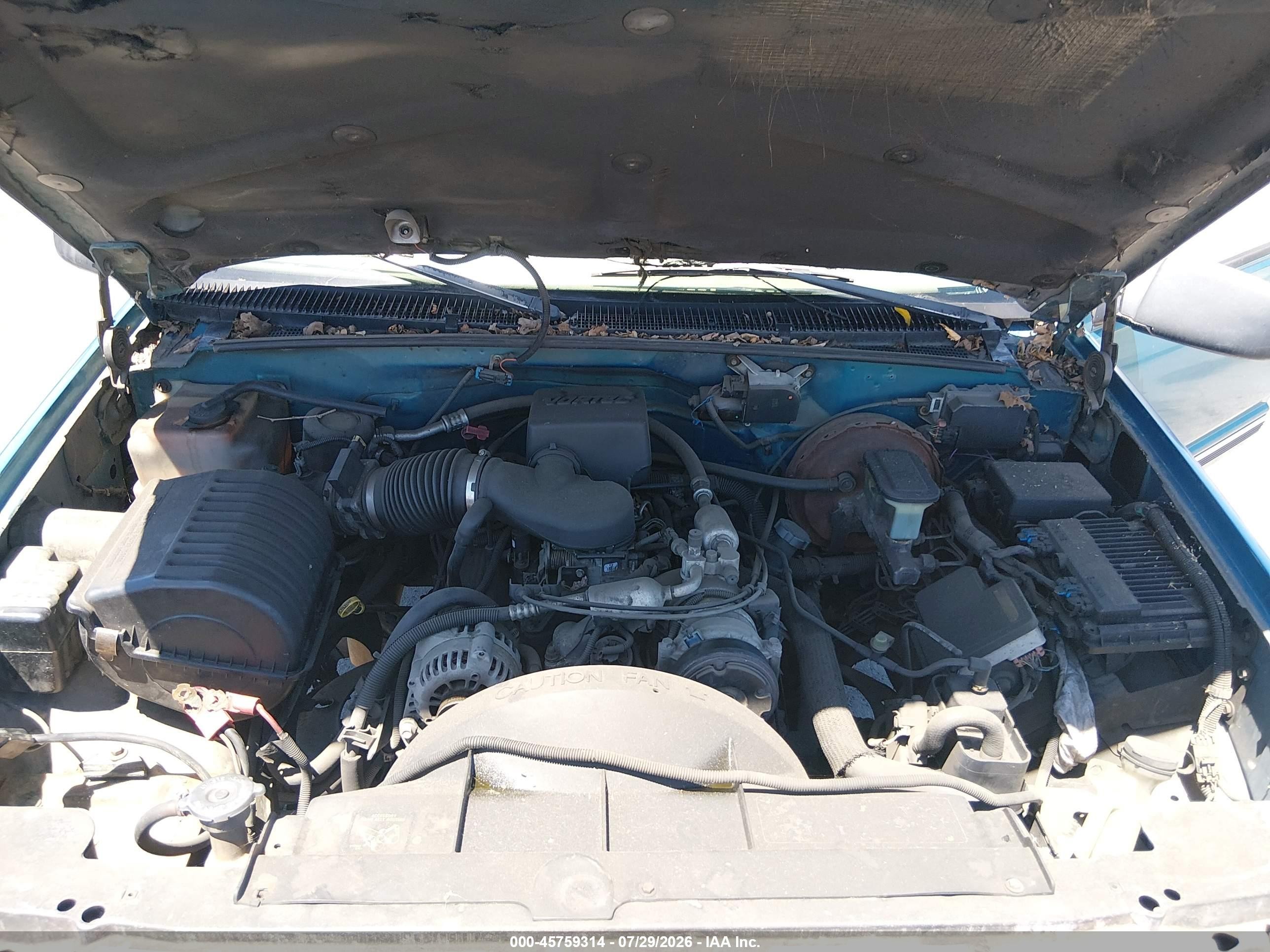 1998 Chevrolet C/k 1500 Fleetside Cmi Green vin: 1GCEC19M5WE231433