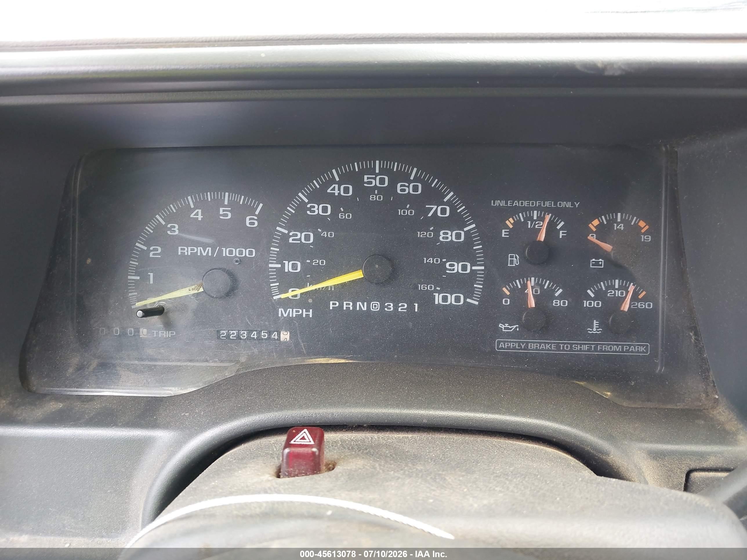 1998 Chevrolet C/k 1500 Fleetside Gray vin: 1GCEC19M8WE251014