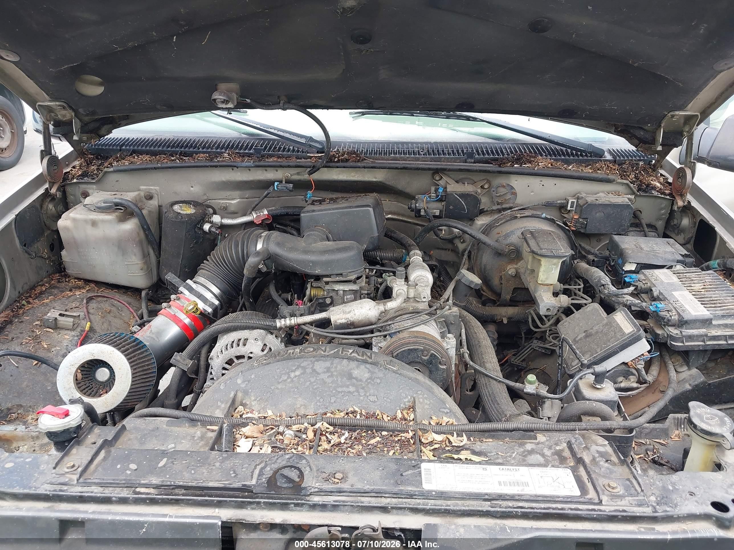 1998 Chevrolet C/k 1500 Fleetside Gray vin: 1GCEC19M8WE251014