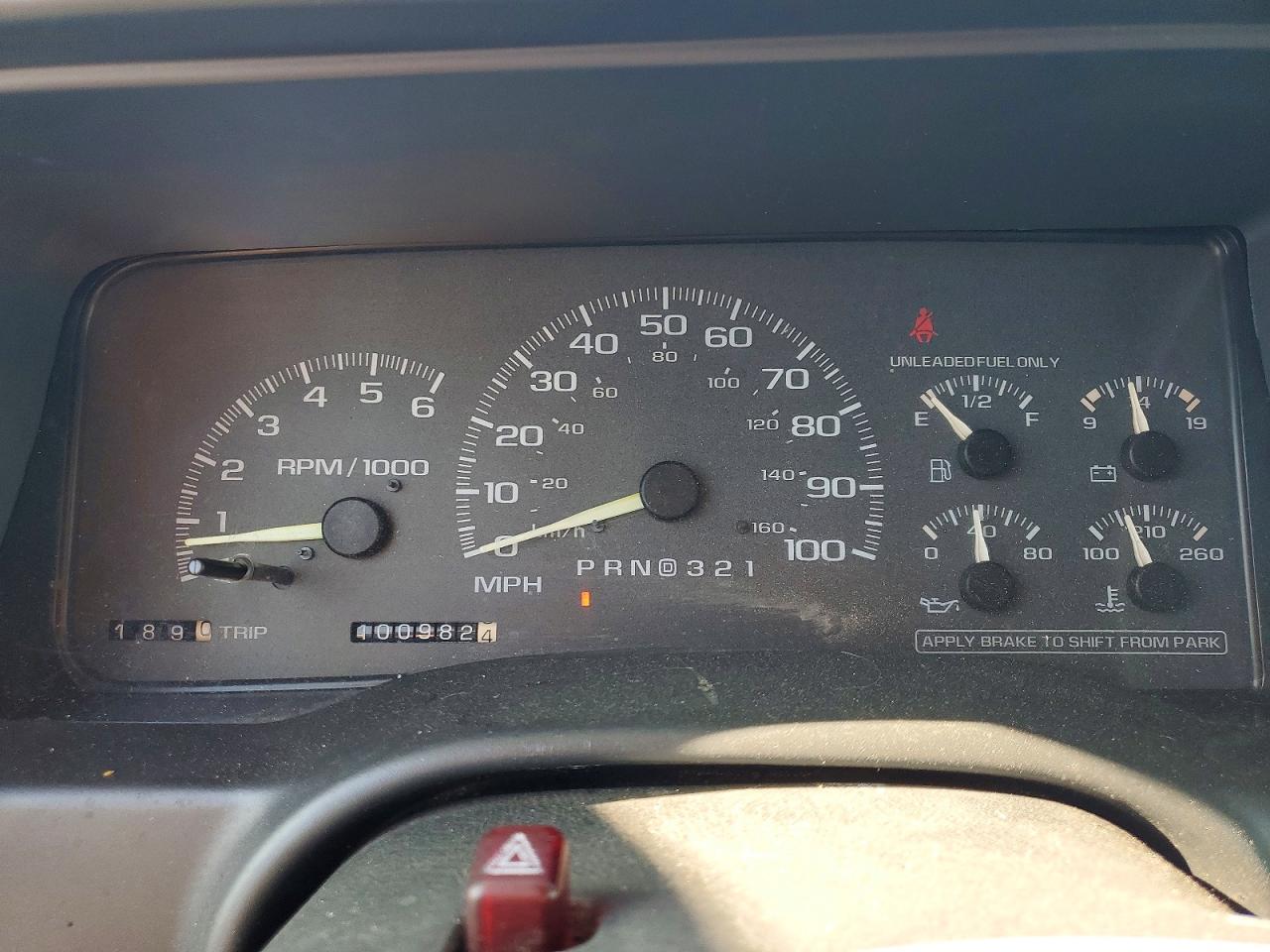 1998 Chevrolet Gmt-400 C1500 Maroon vin: 1GCEC19M9WE231564