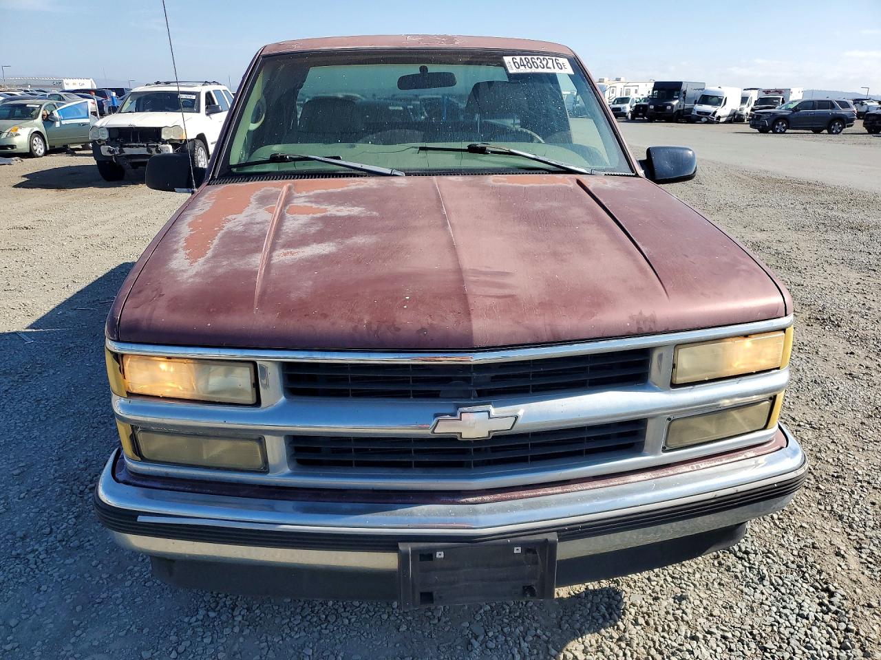 1998 Chevrolet Gmt-400 C1500 Maroon vin: 1GCEC19M9WE231564