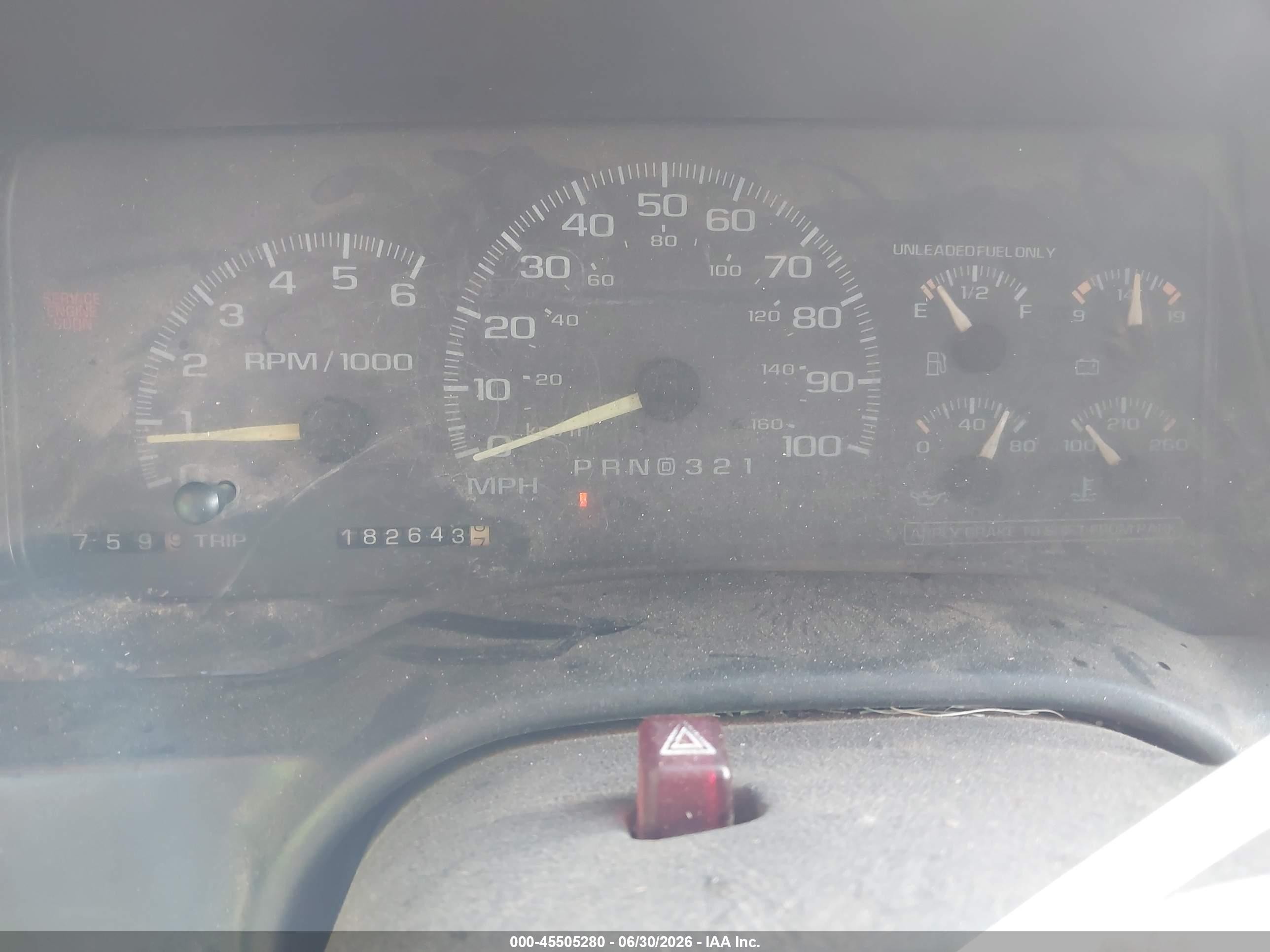 1998 Chevrolet C/k 1500 Fleetside Blue vin: 1GCEC19M9WR158267