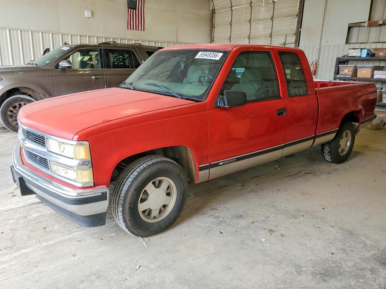 1996 Chevrolet Gmt-400 C1500 Red vin: 1GCEC19R1TE122264