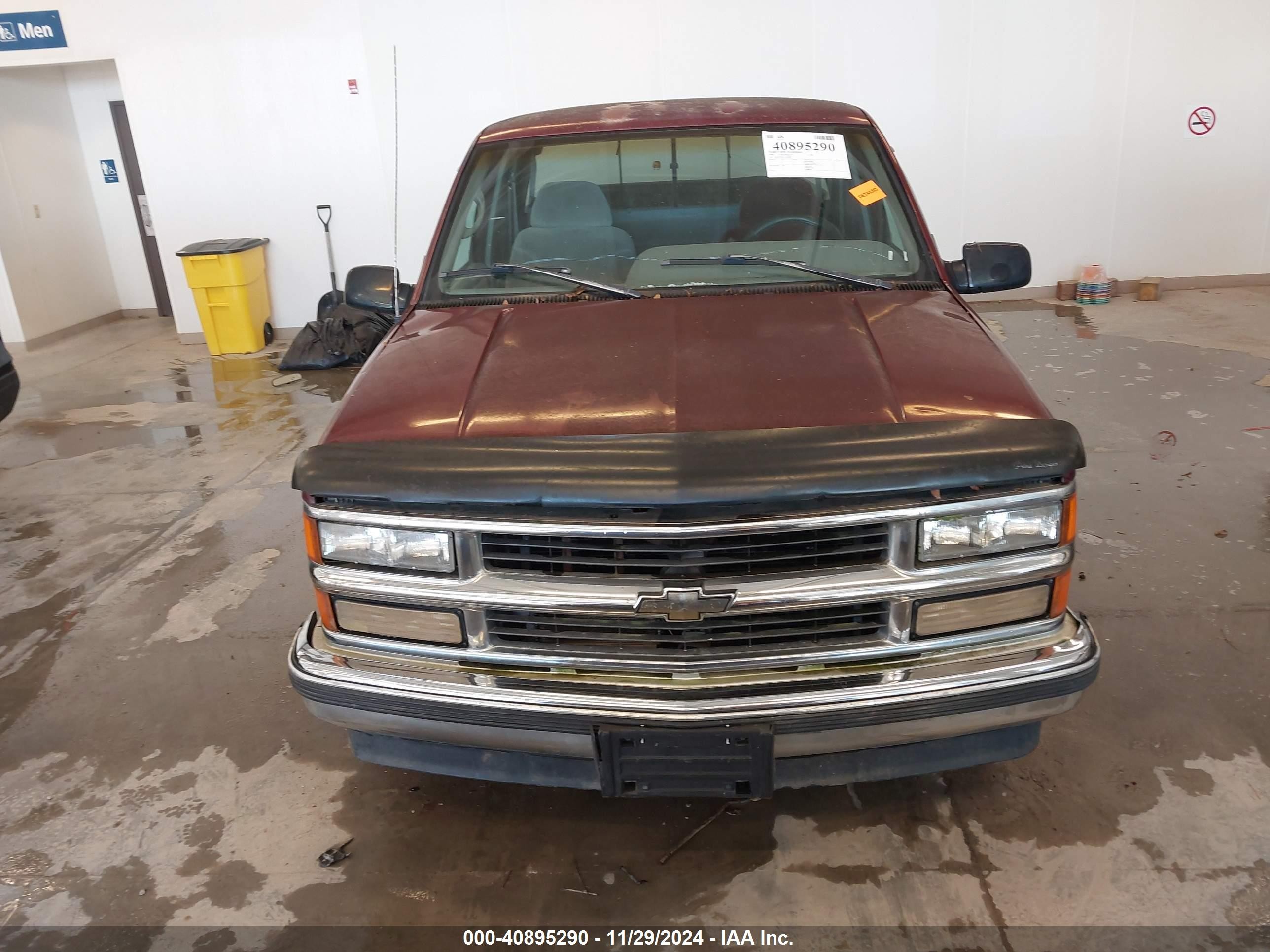 1996 Chevrolet Gmt-400 C1500 Maroon vin: 1GCEC19R4TE249008