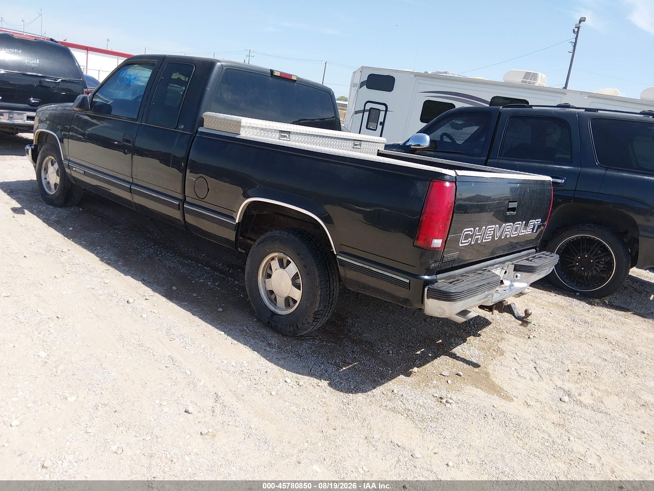 1999 Chevrolet C/k 1500 Ls Black vin: 1GCEC19R4XR141941