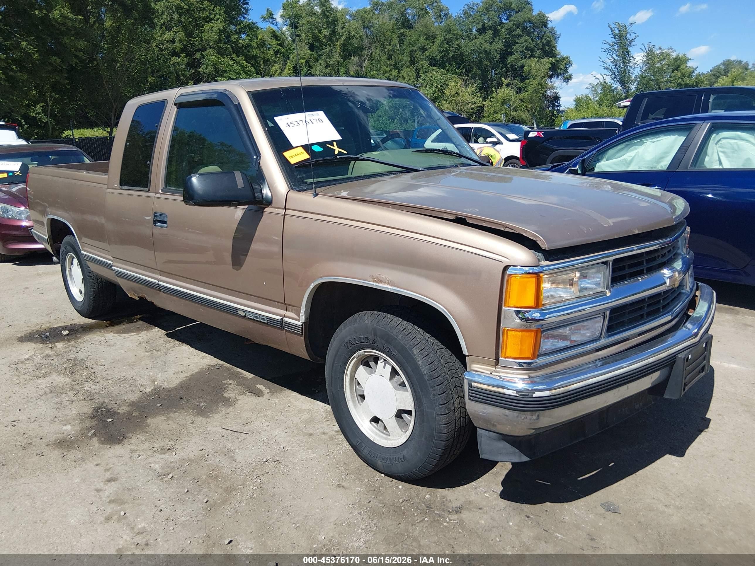 1996 Chevrolet Gmt-400 C1500 Beige vin: 1GCEC19R6TE211764
