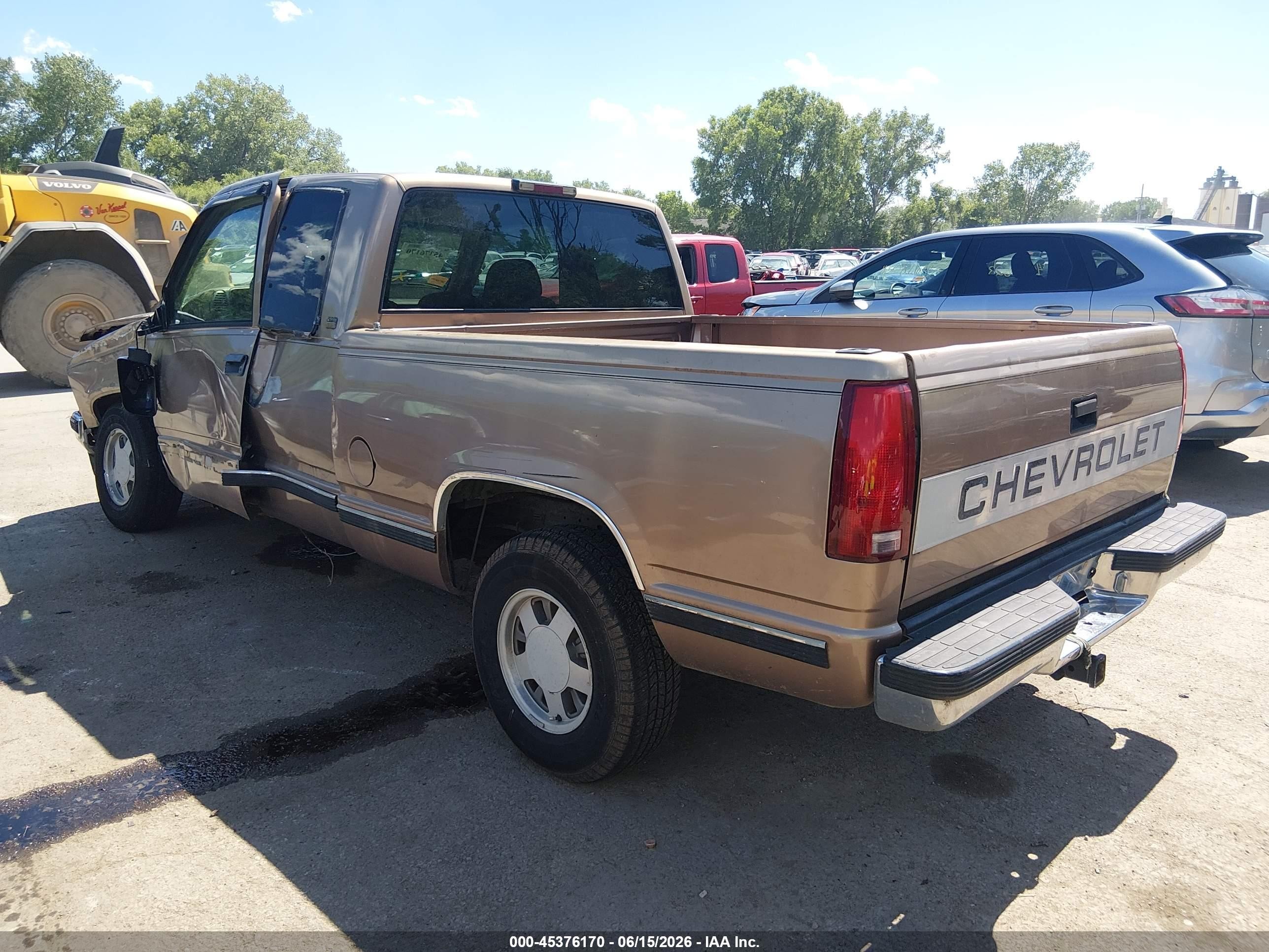 1996 Chevrolet Gmt-400 C1500 Beige vin: 1GCEC19R6TE211764