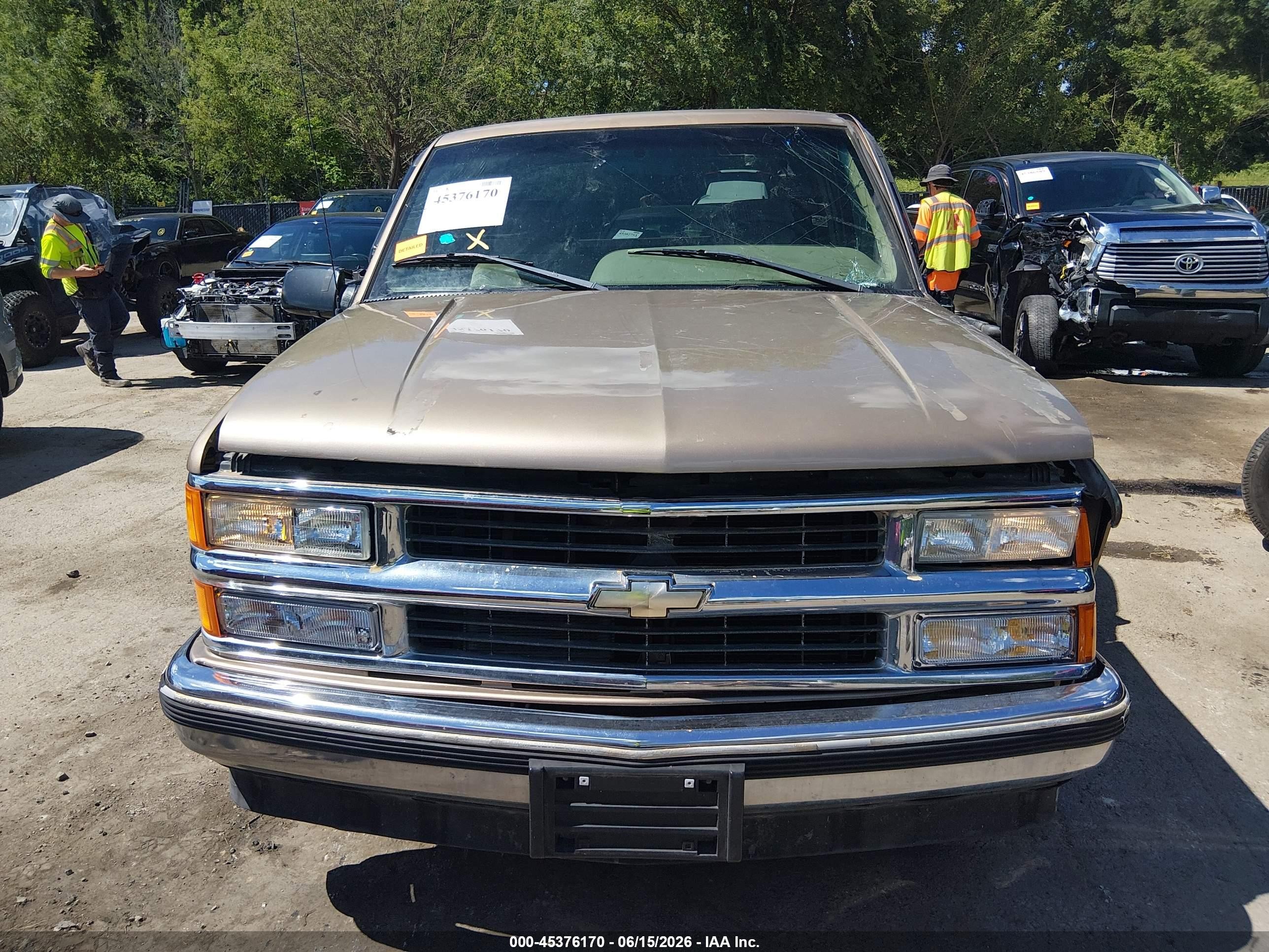 1996 Chevrolet Gmt-400 C1500 Beige vin: 1GCEC19R6TE211764