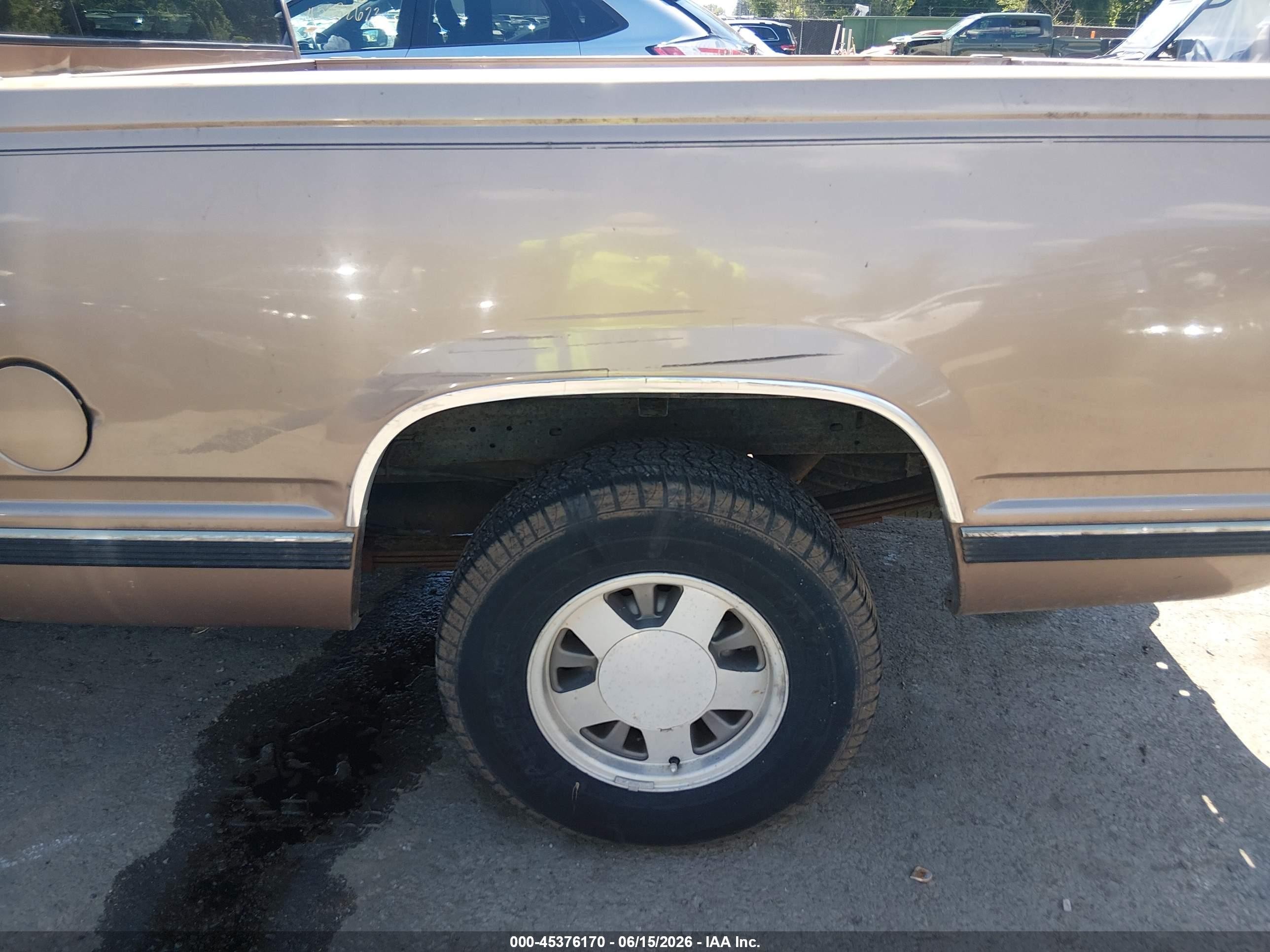 1996 Chevrolet Gmt-400 C1500 Beige vin: 1GCEC19R6TE211764