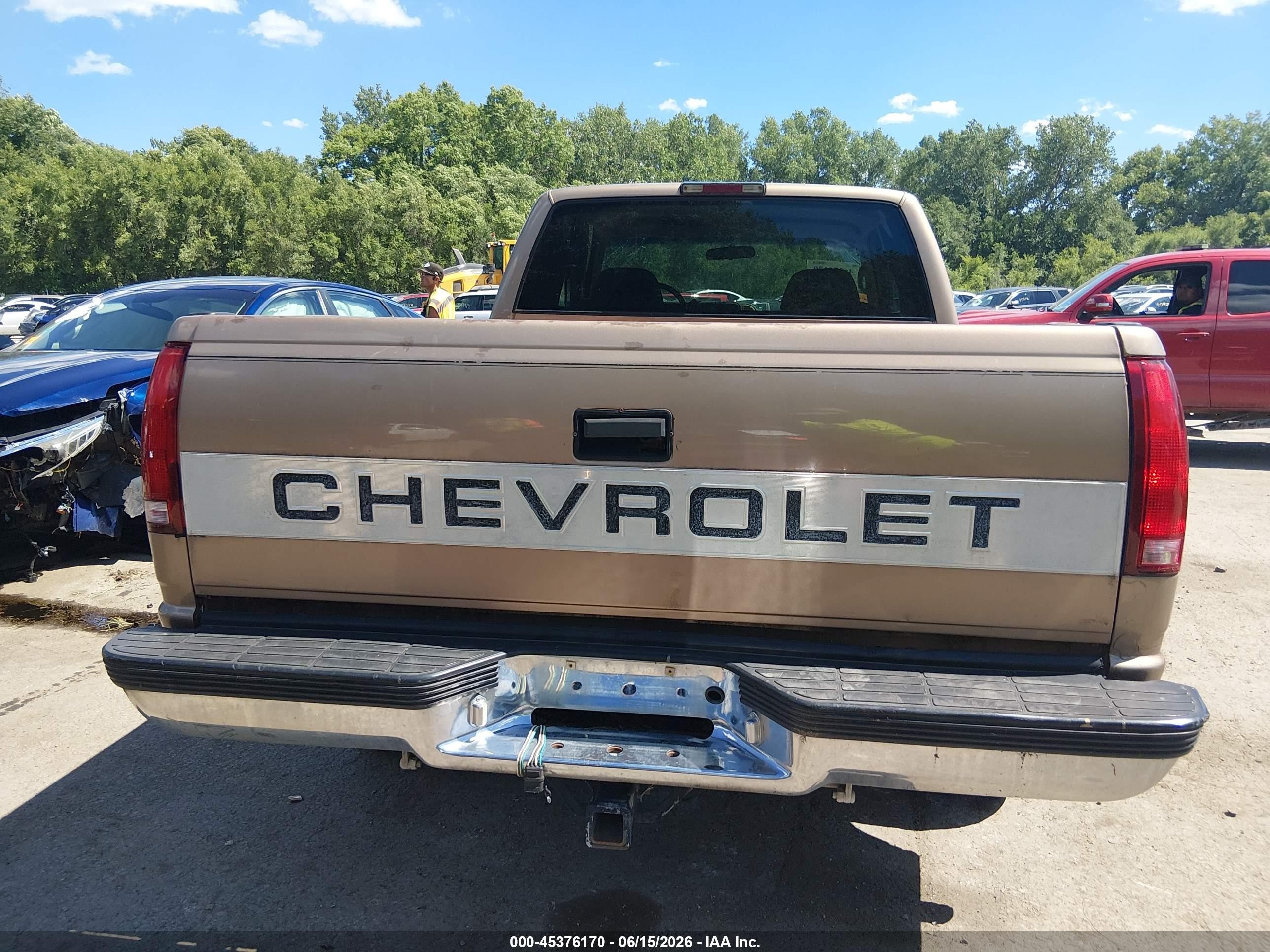 1996 Chevrolet Gmt-400 C1500 Beige vin: 1GCEC19R6TE211764