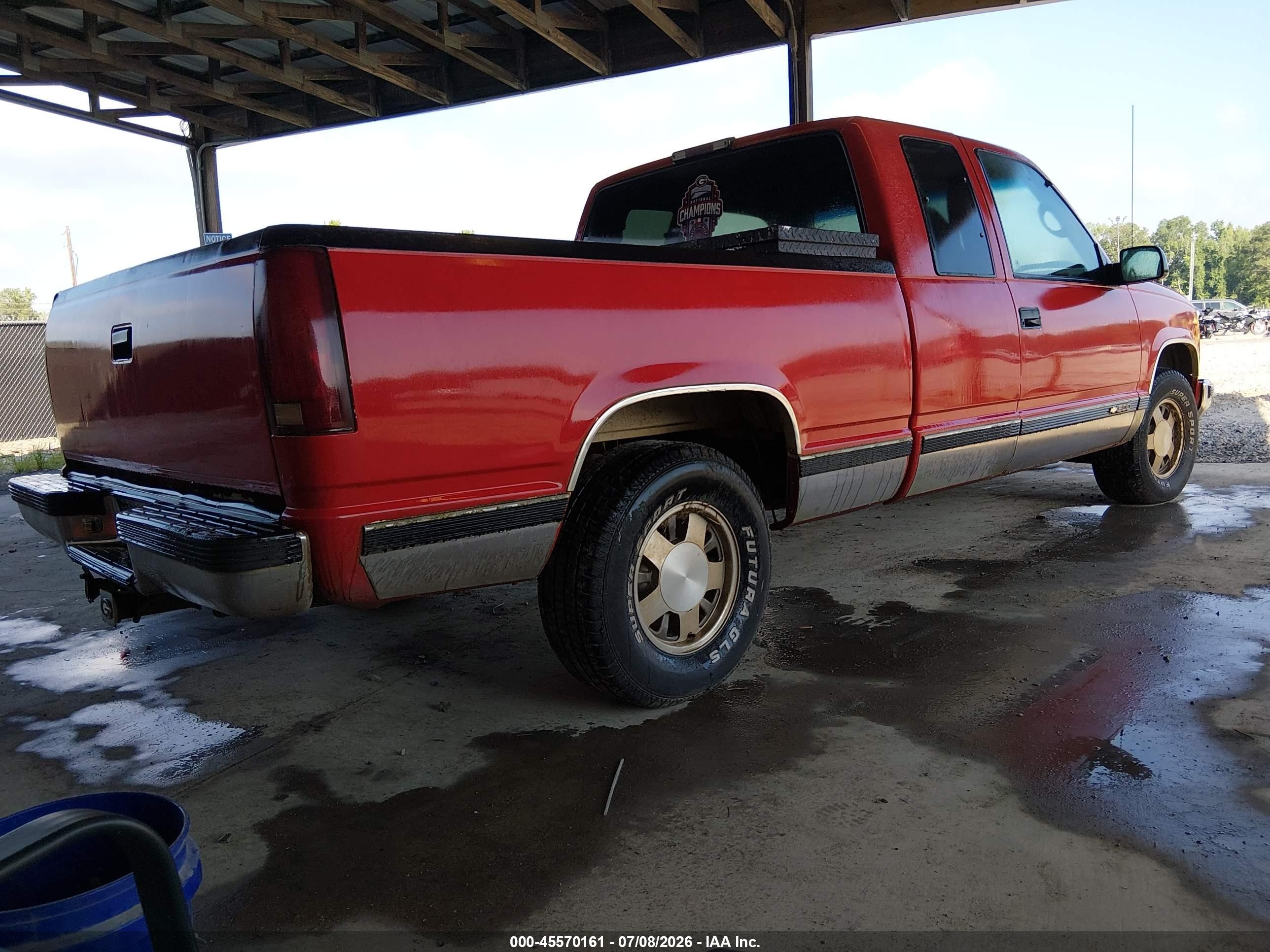 1996 Chevrolet Gmt-400 C1500 Красный vin: 1GCEC19R7TE229660