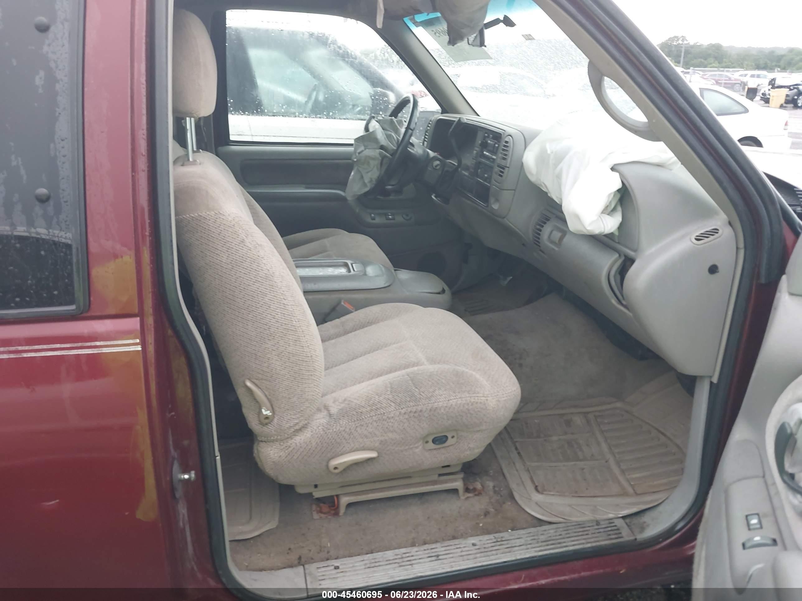 1997 Chevrolet C1500 Fleetside Burgundy vin: 1GCEC19R7VE149973