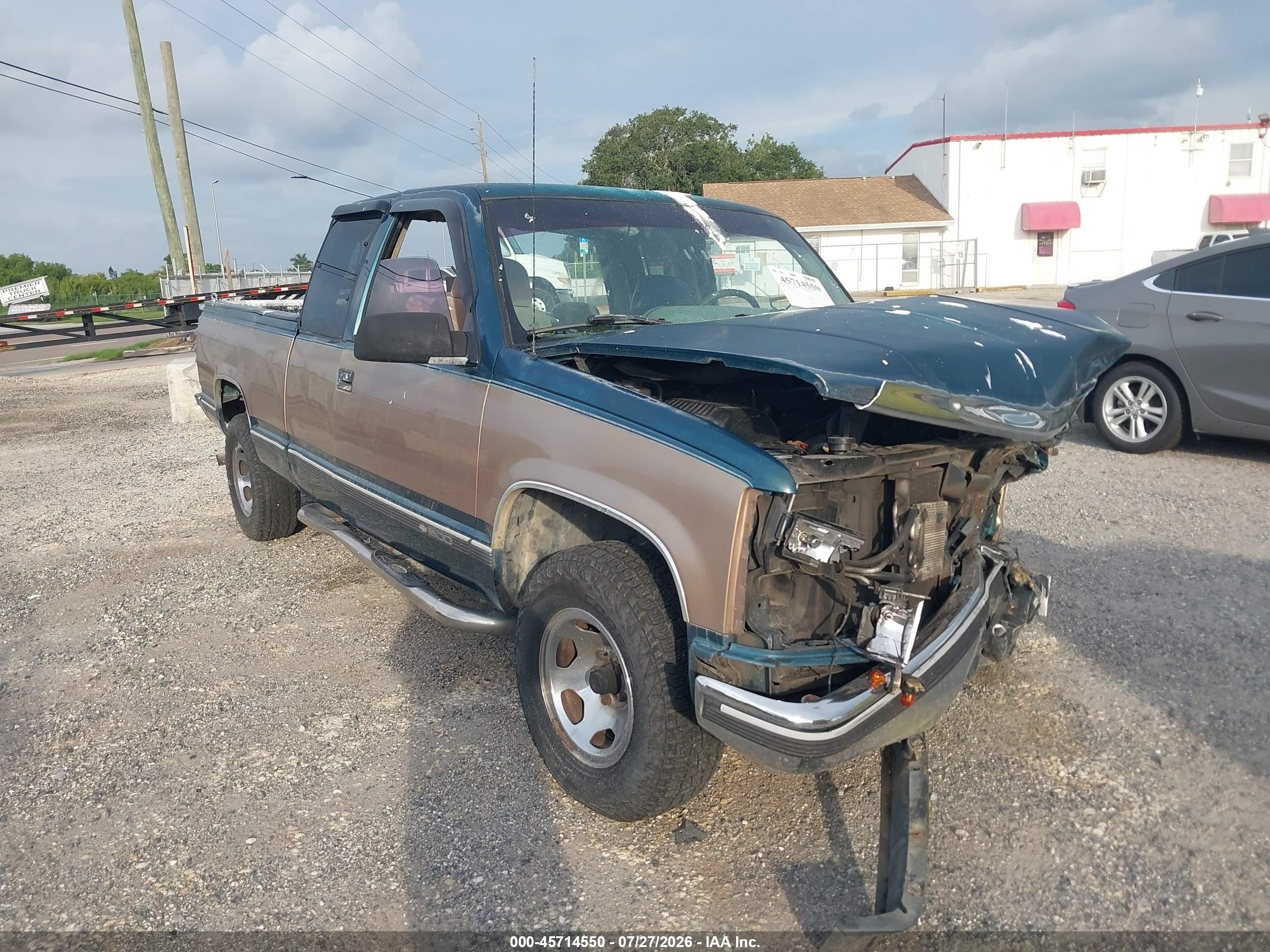 1996 Chevrolet Gmt-400 C1500 Green vin: 1GCEC19RXTE183662