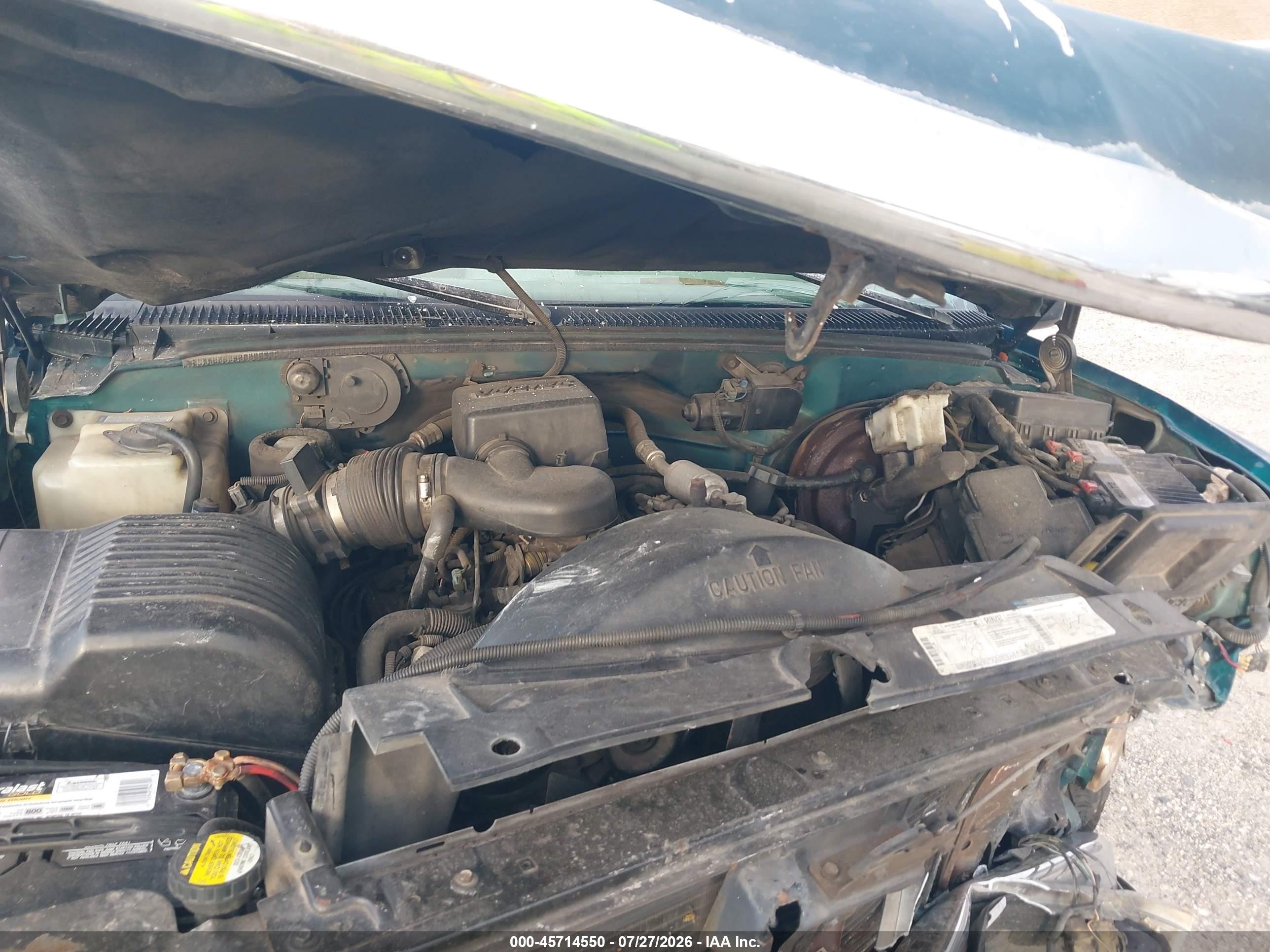 1996 Chevrolet Gmt-400 C1500 Green vin: 1GCEC19RXTE183662